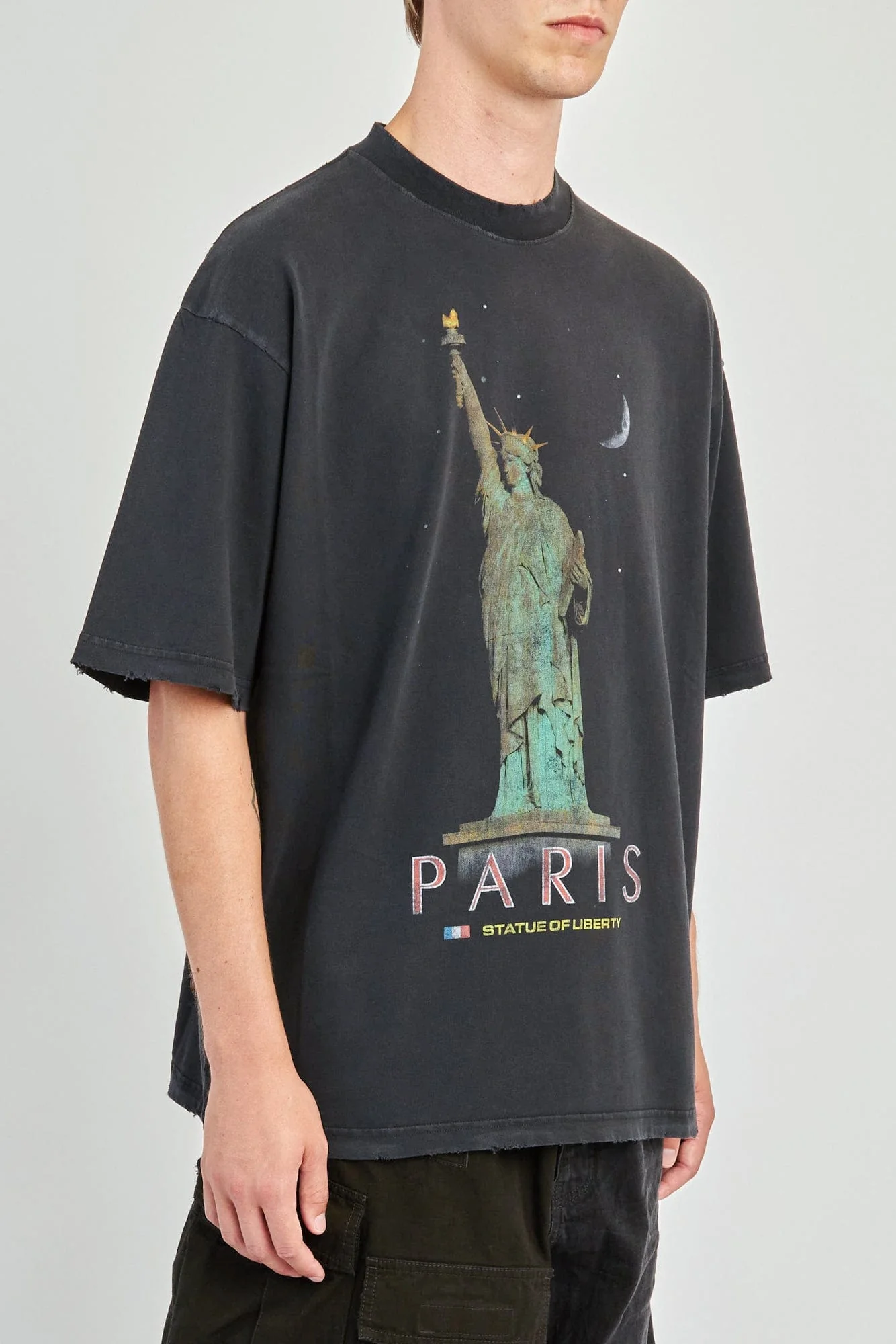 Balenciaga Medium Fit T-Shirt Paris - Image 2