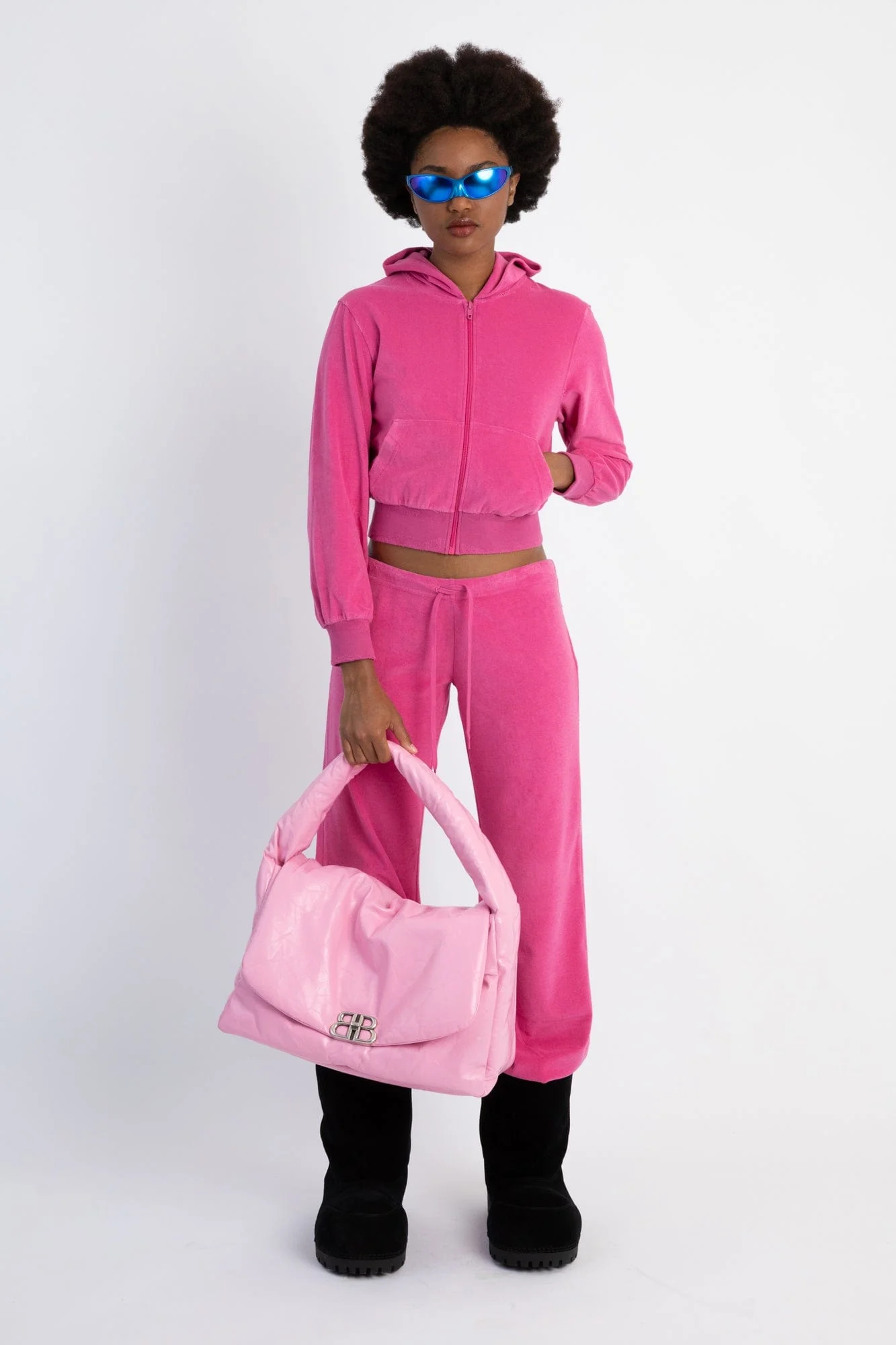 Balenciaga Tracksuit Pants in Pink - Image 4