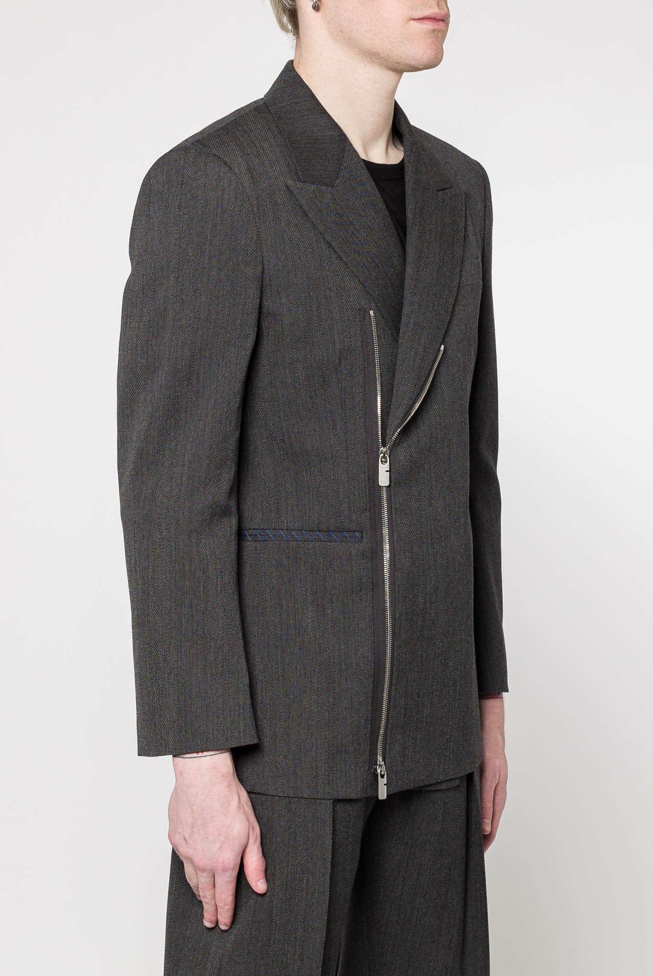Burberry Zip Up Blazer - Image 2