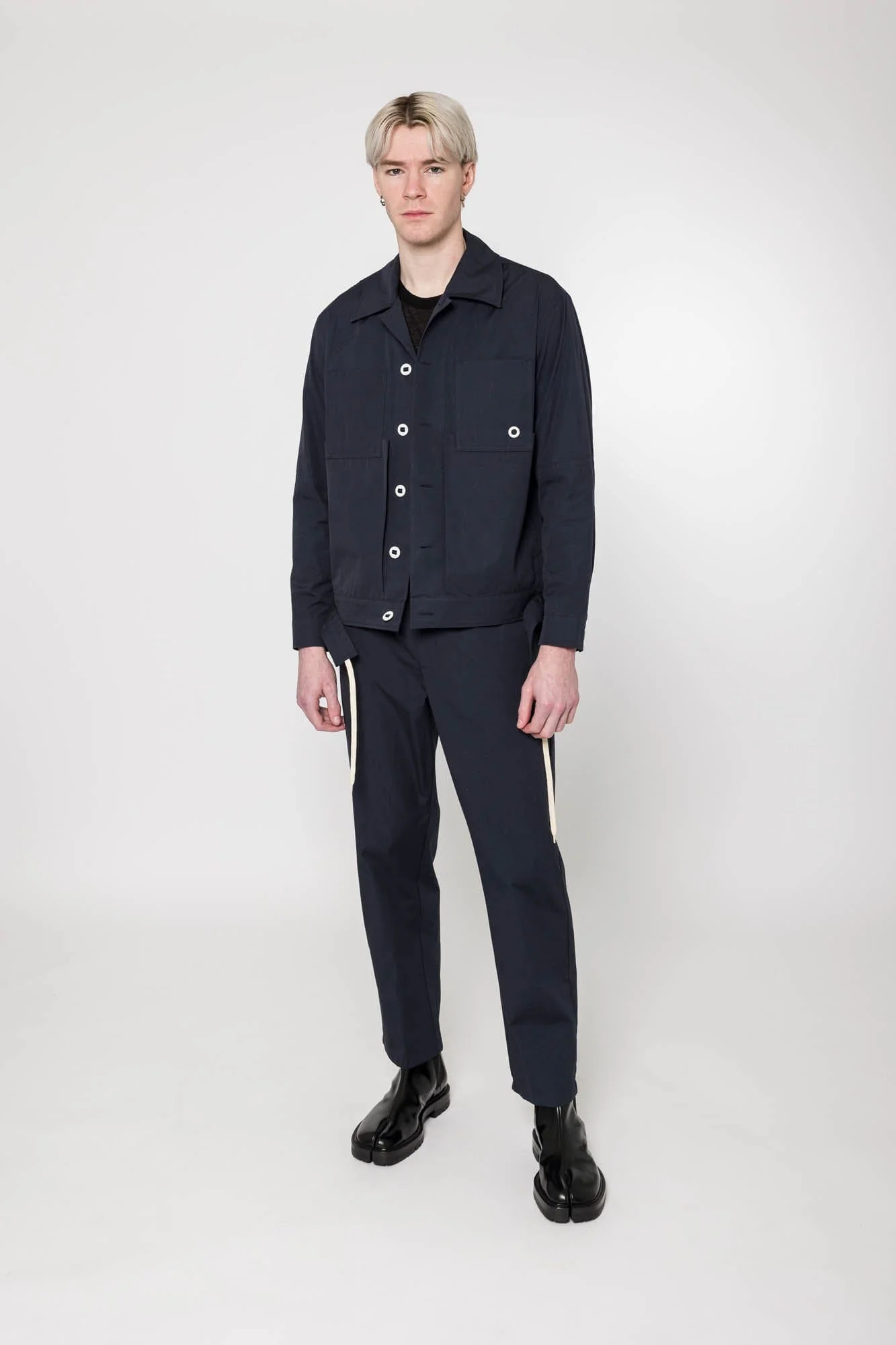 Craig Green Circle Worker Jacket in Navy - Image 4