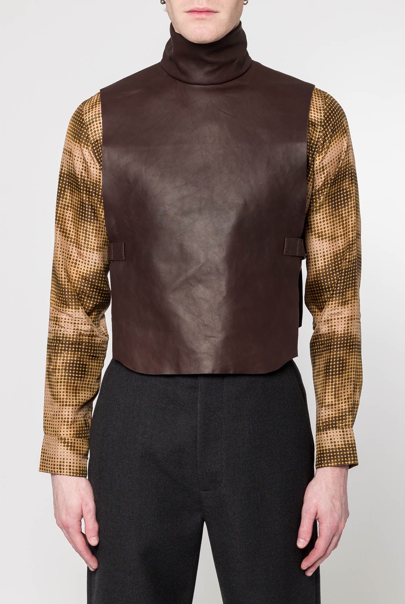 Dries Van Noten Lance Leather Top
