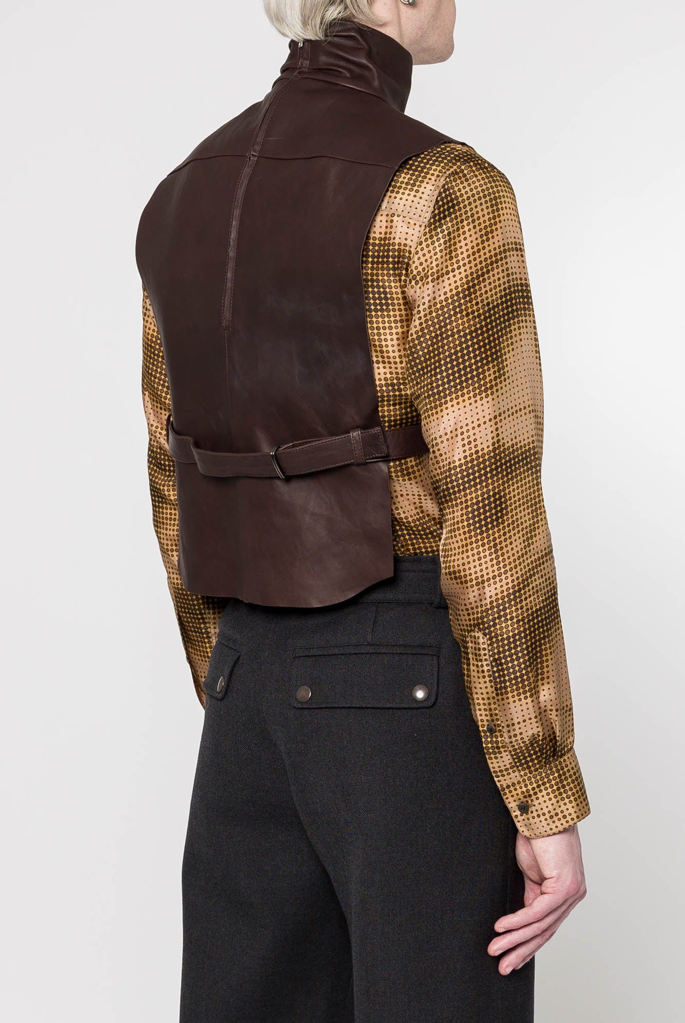 Dries Van Noten Lance Leather Top - Image 3
