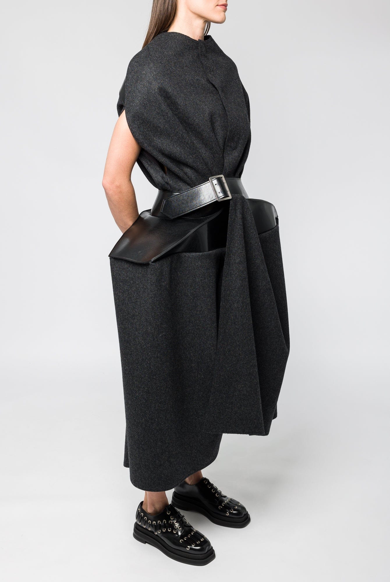 Junya Watanabe Belted Pannier Dress - Image 2