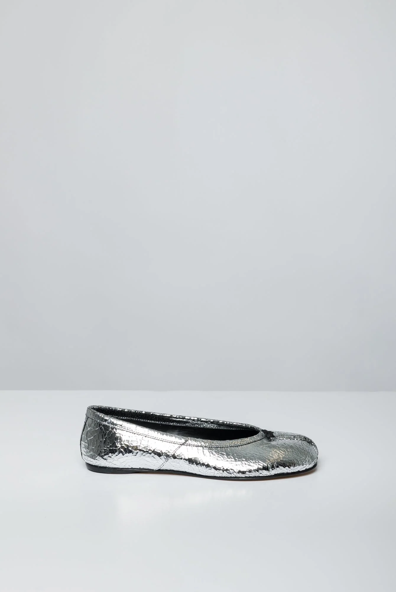 Maison Margiela Tabi Ballerina in Silver