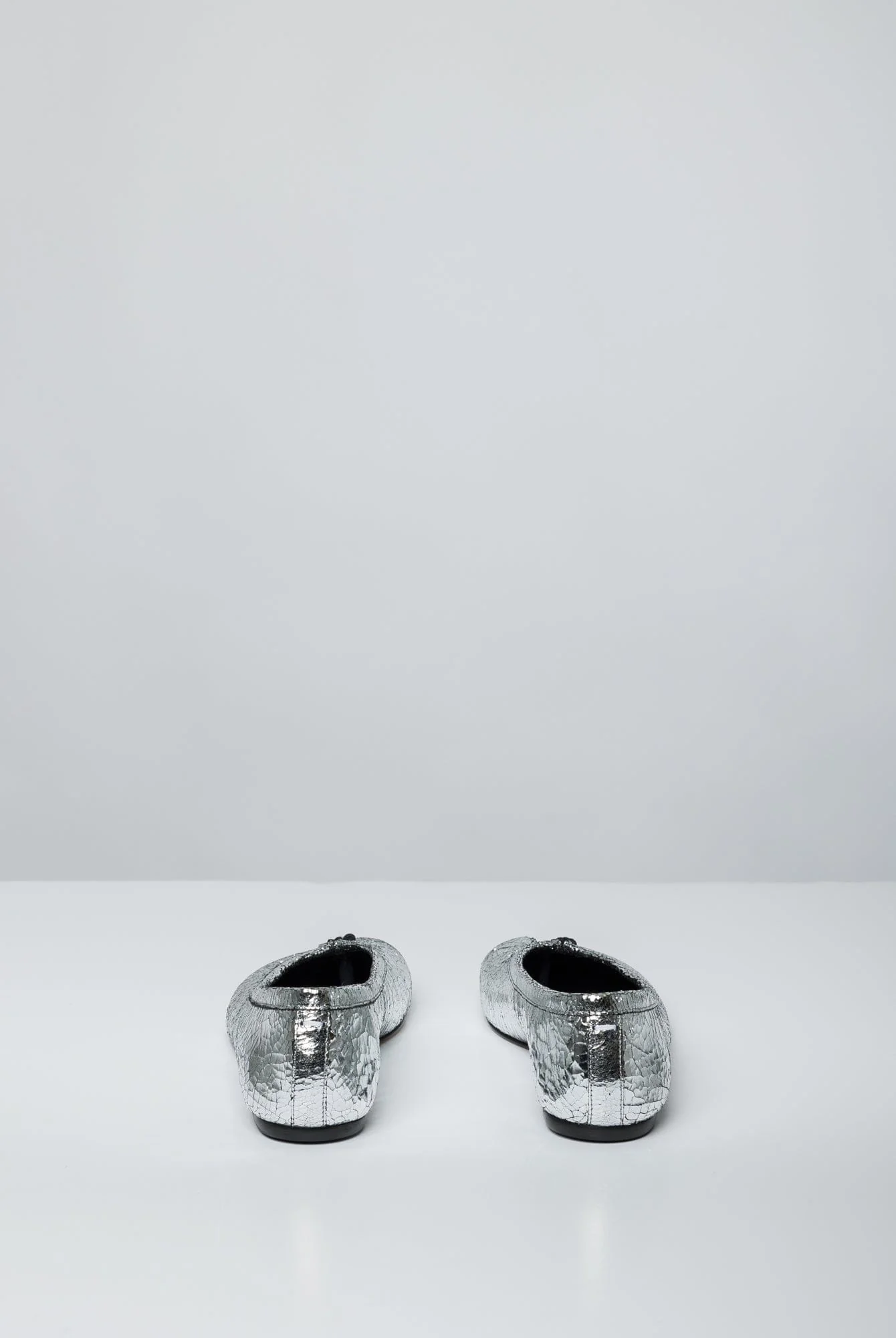 Maison Margiela Tabi Ballerina in Silver - Image 5