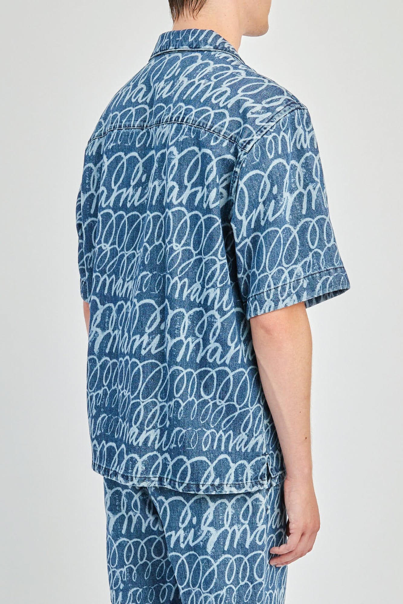 Marni All Over Scribble Denim Shirt - Image 3