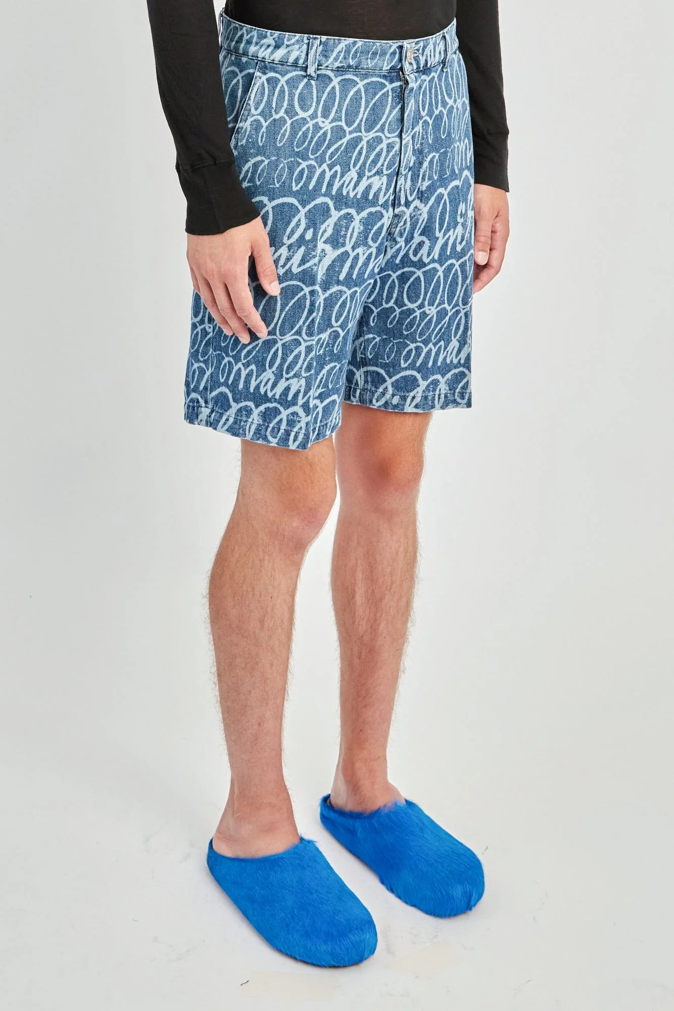 Marni All Over Scribble Shorts - Image 2