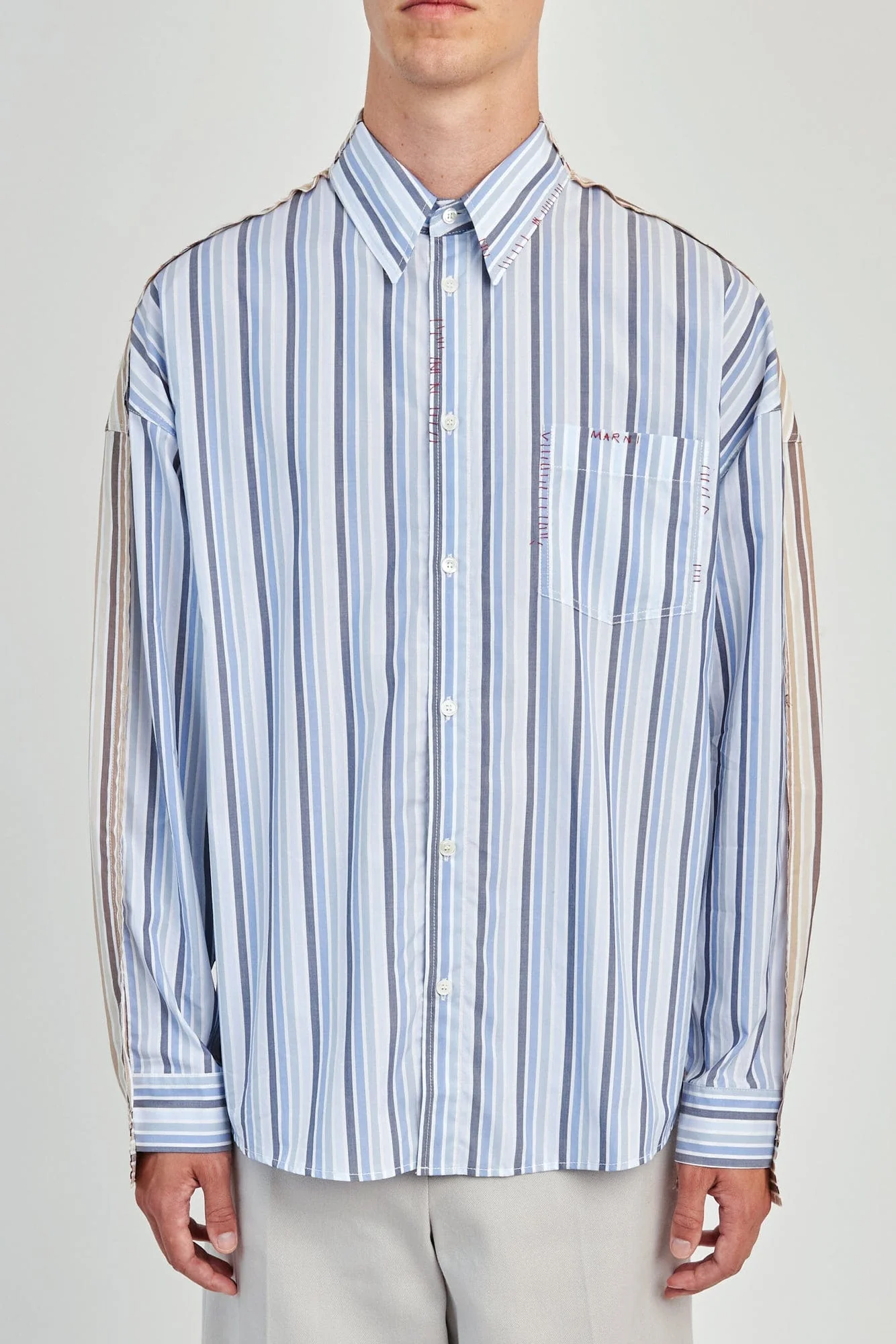 Marni Button Down Combo Shirt