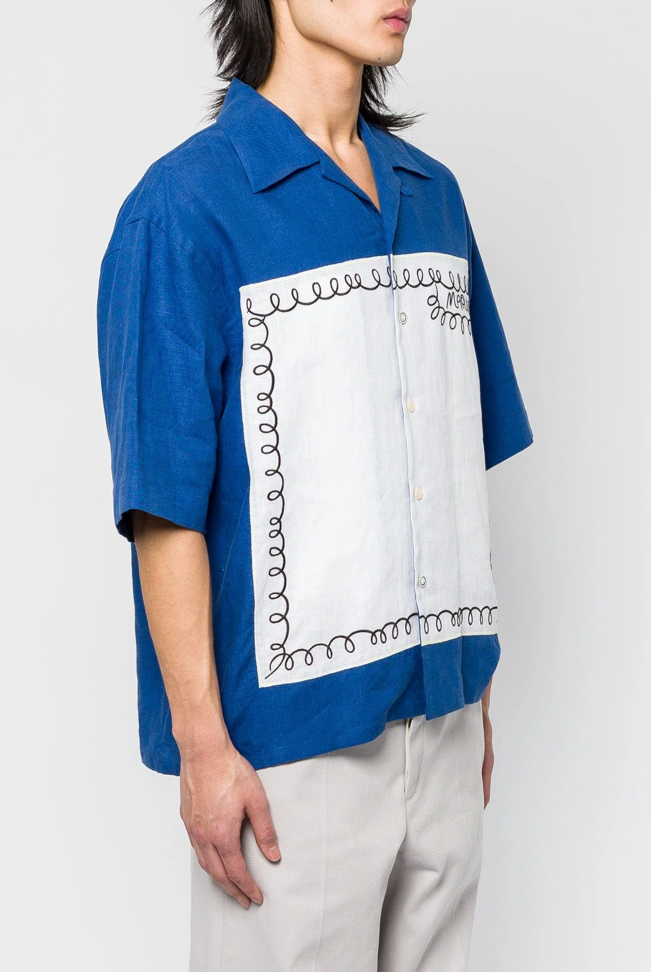 Marni Doodle Logo Camp Collar Shirt - Image 2