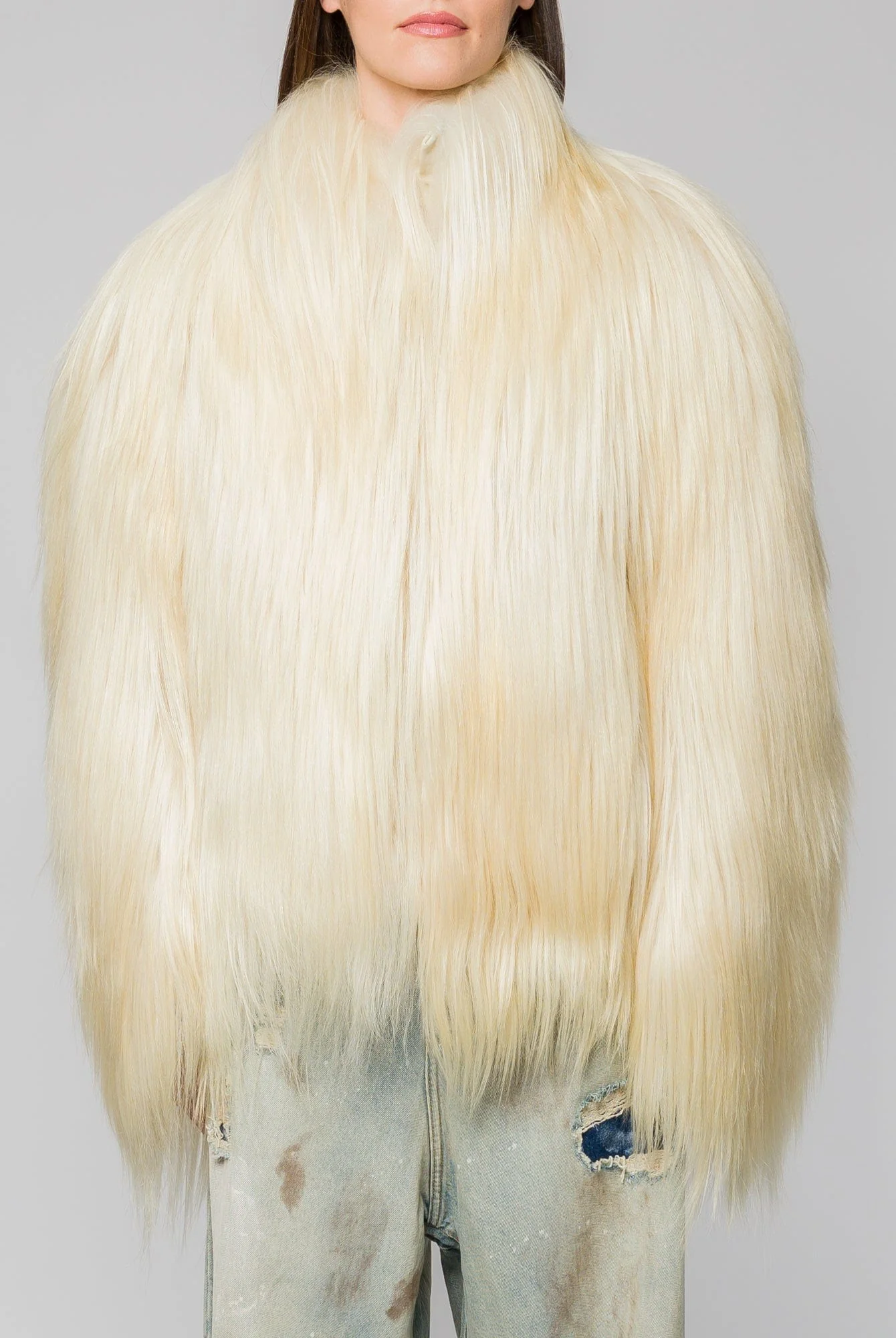 Marni Long Haired Zip Up Jacket