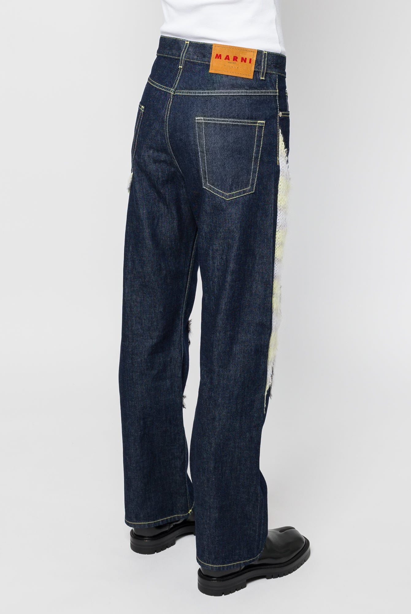 Marni Mixed Denim Trouser - Image 3