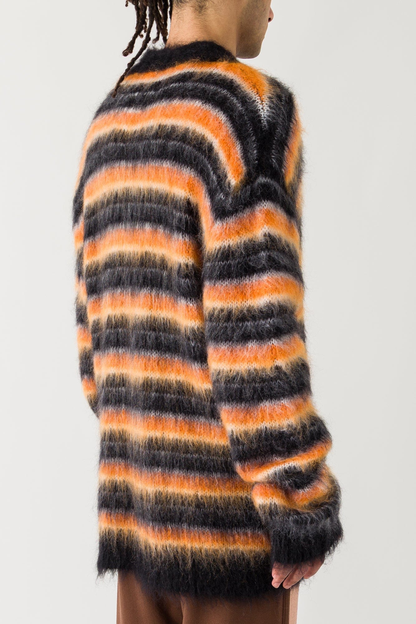 Marni Mohair V-Neck Long Sleeve Cardigan - Image 3