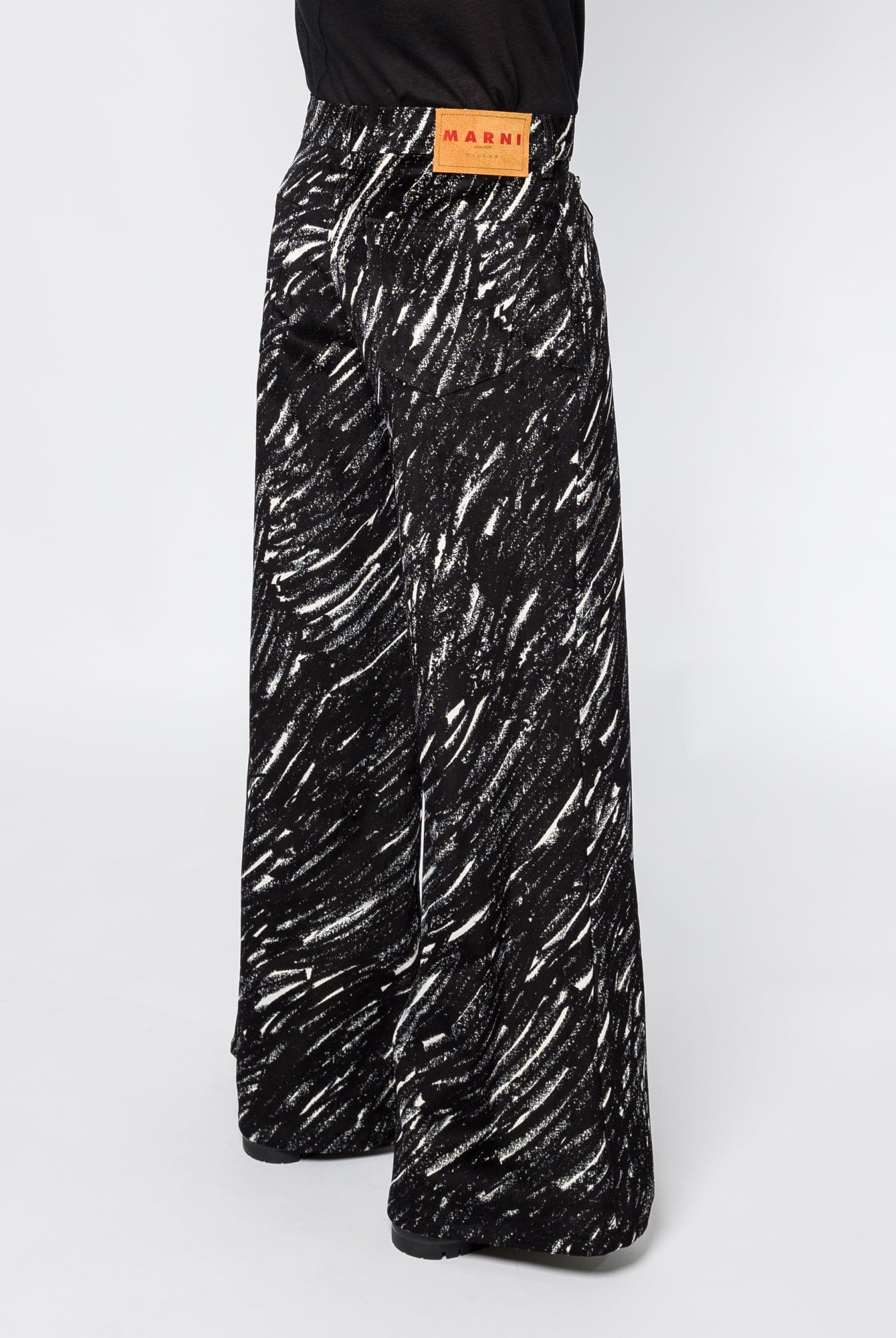 Marni Textured Print Trousers - Image 3