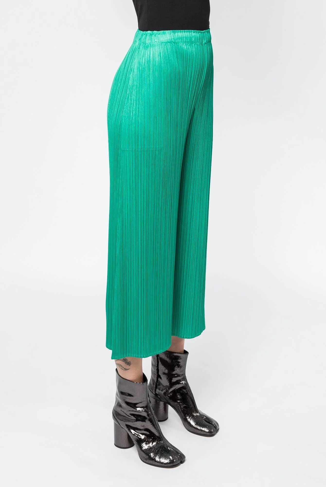 Pleats Please Issey Miyake MC November 2024 Trousers in Bright Green - Image 2