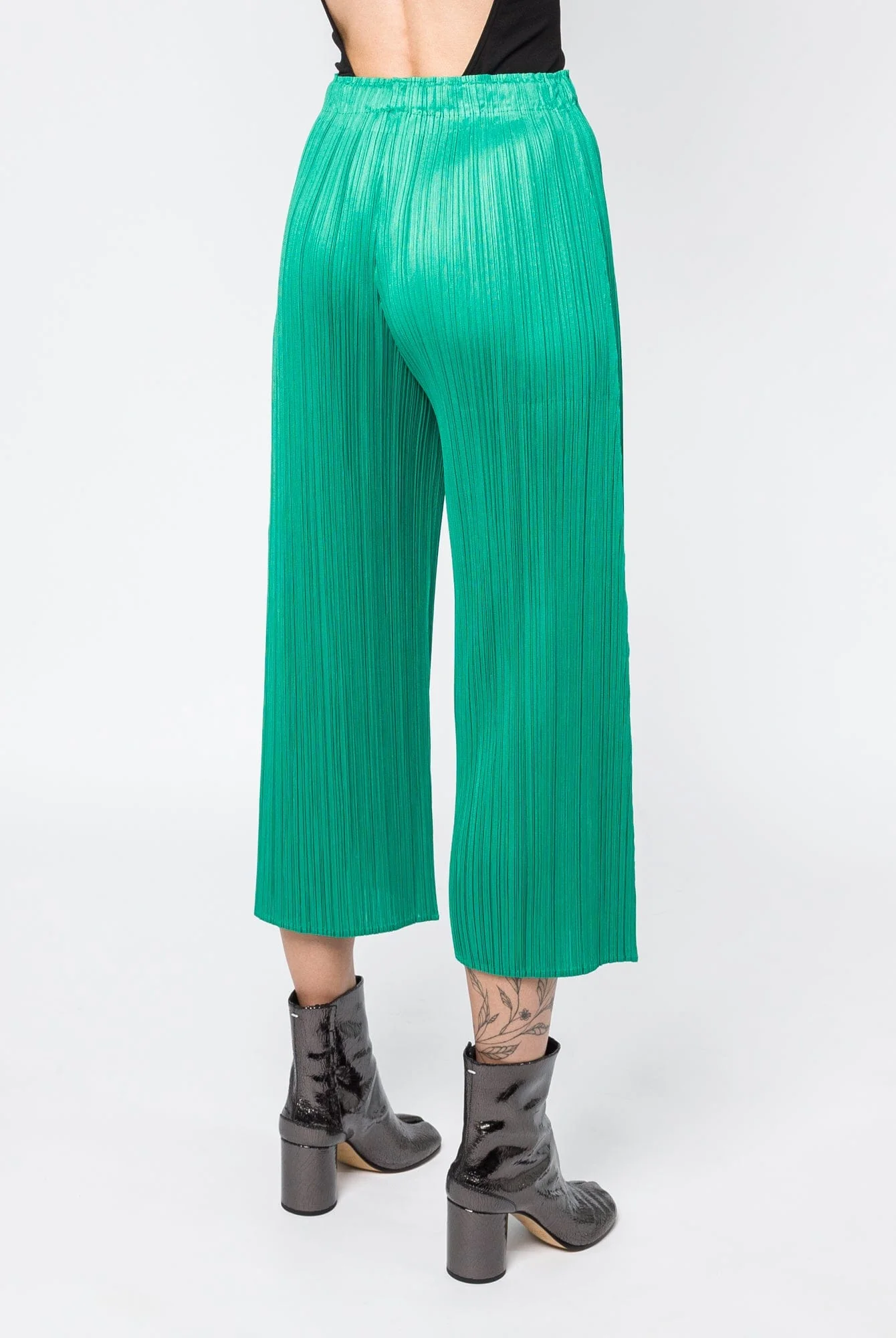 Pleats Please Issey Miyake MC November 2024 Trousers in Bright Green - Image 3