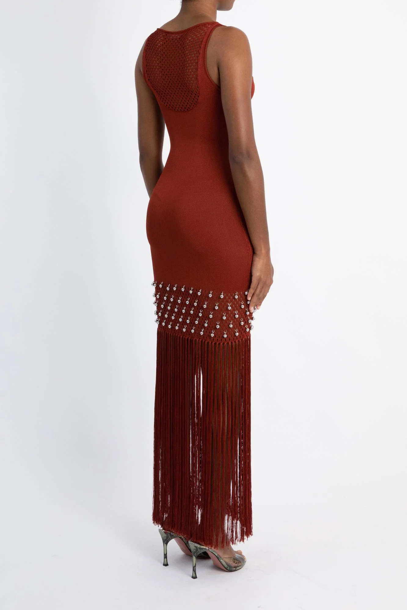 Rabanne Sunkiss Dress in Cherry - Image 3