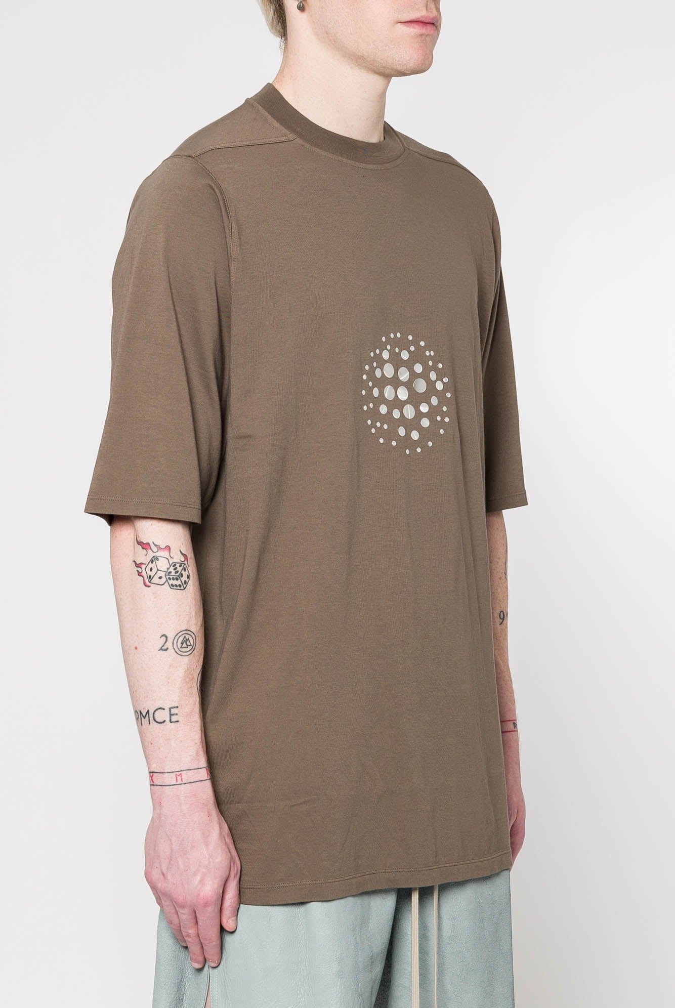 Rick Owens Jumbo SS T in Dust - Image 2