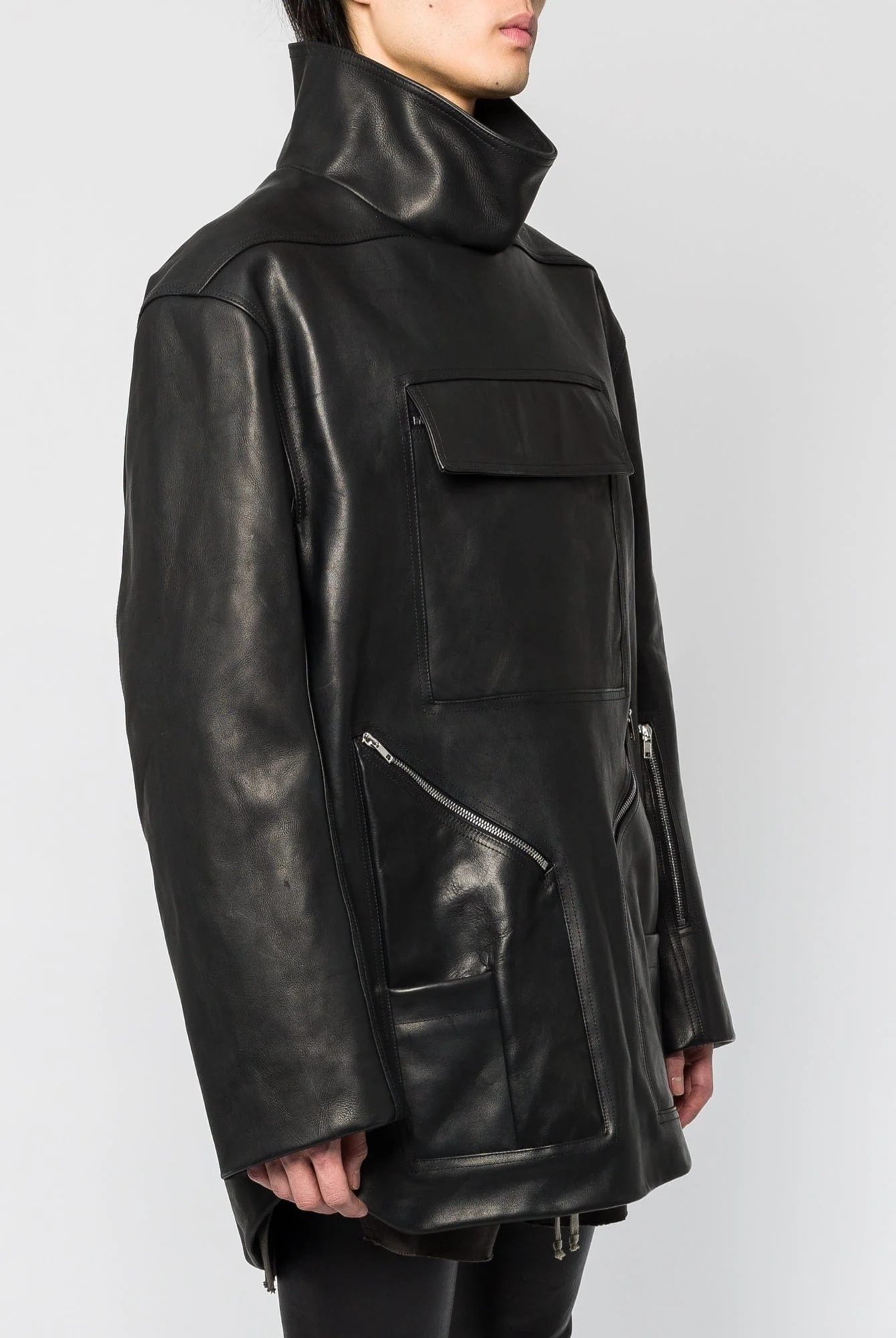 Rick Owens Mountaineering Smock in Black - Image 2