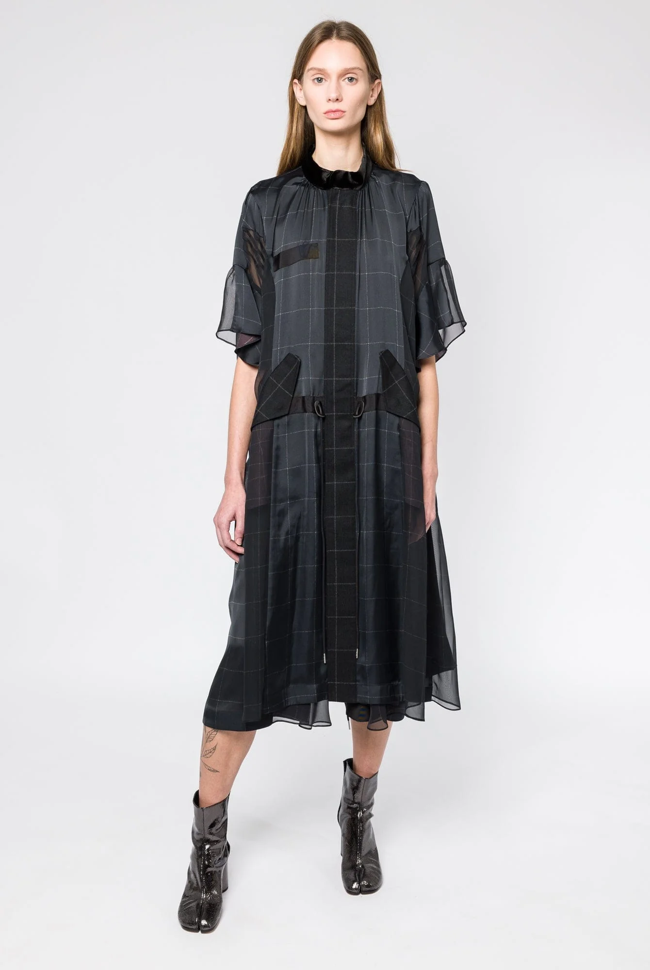 Sacai Windowpane Dress - Image 4