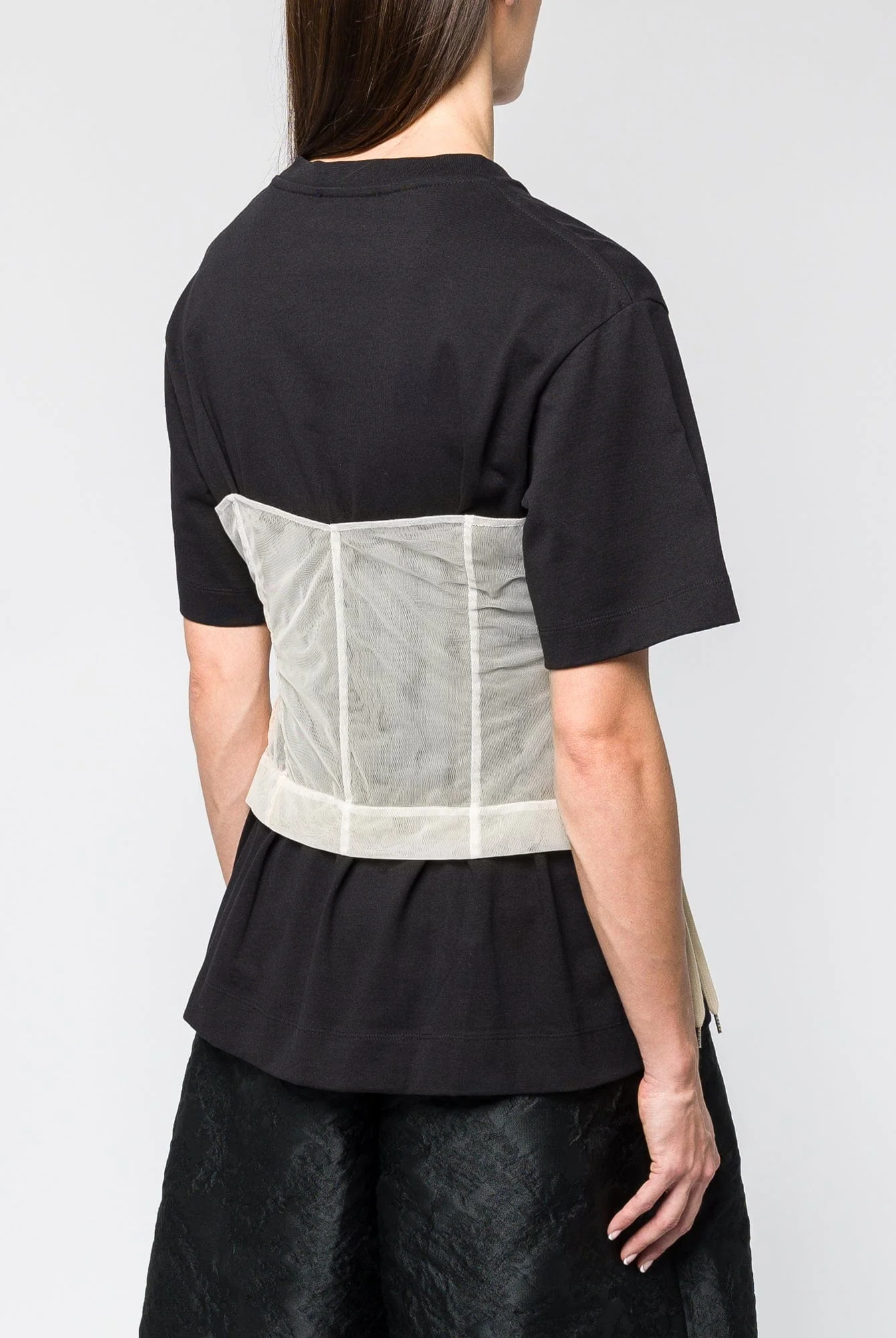 Simone Rocha Boxy T-Shirt With Corset Panel - Image 3