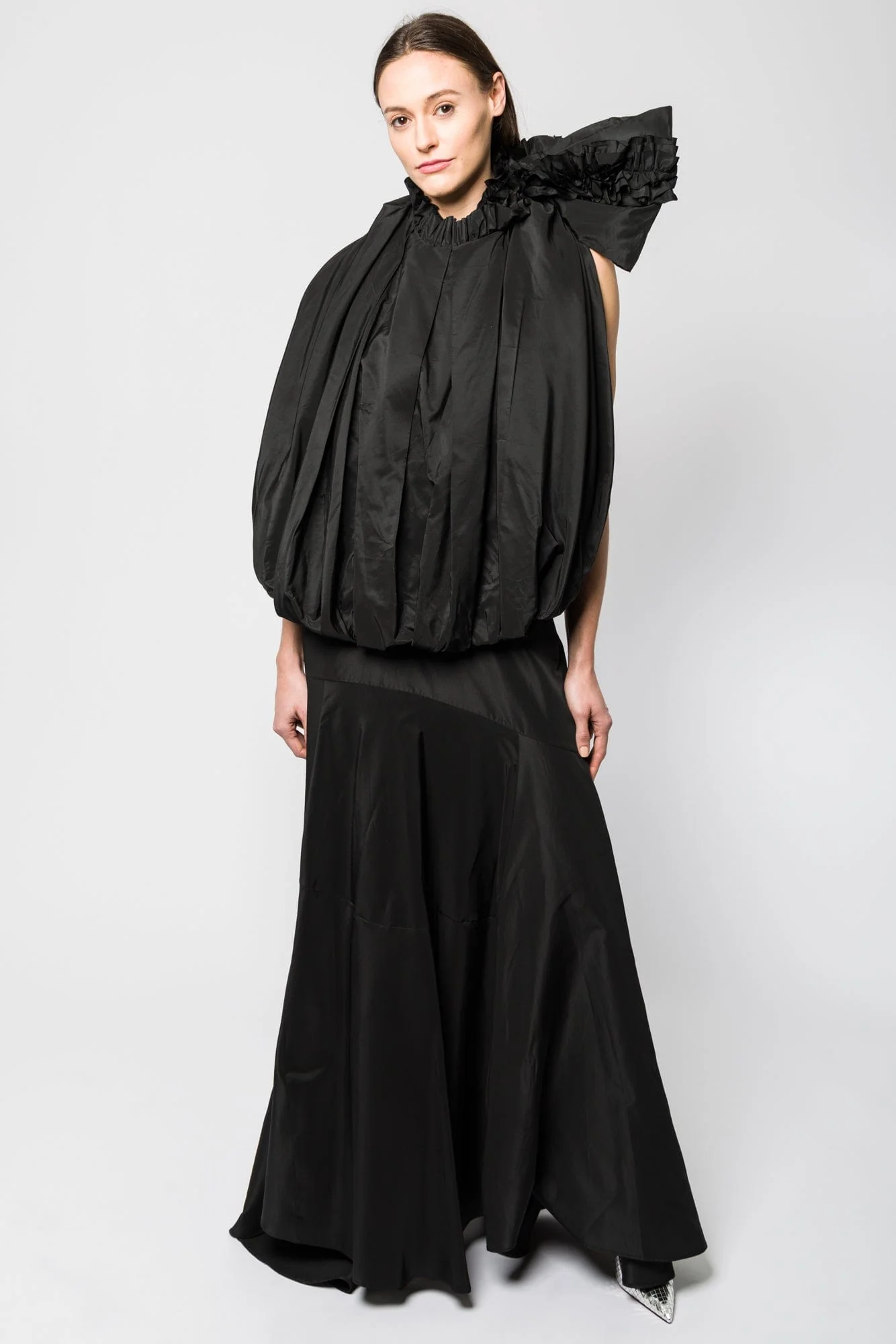 Simone Rocha Open Back Bow Balloon Bias Dress - Image 4
