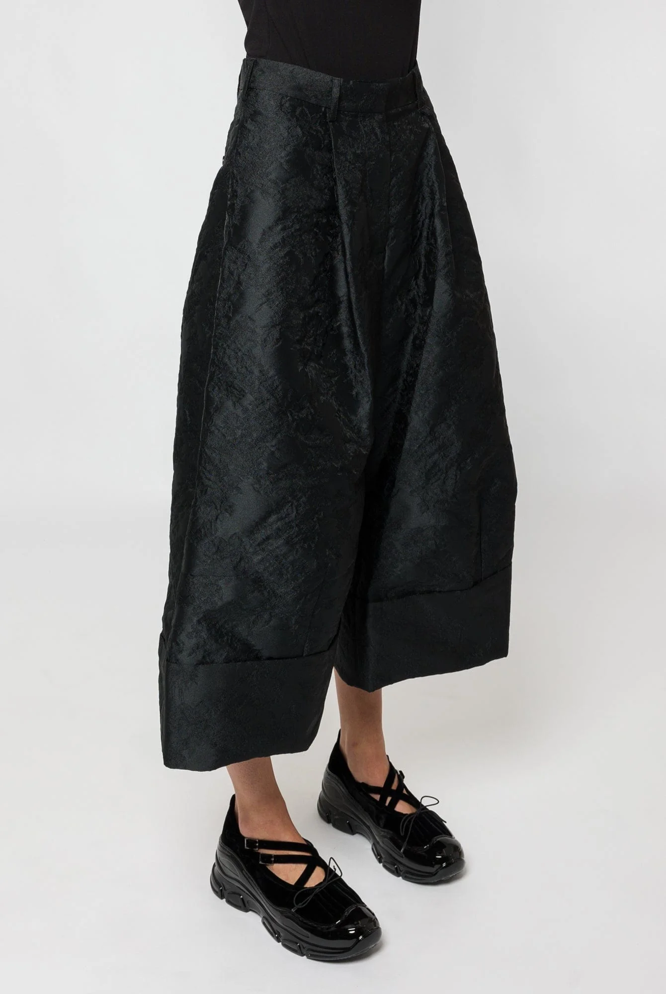 Simone Rocha Sculpted Cropped Wide Leg Trousers - Image 2