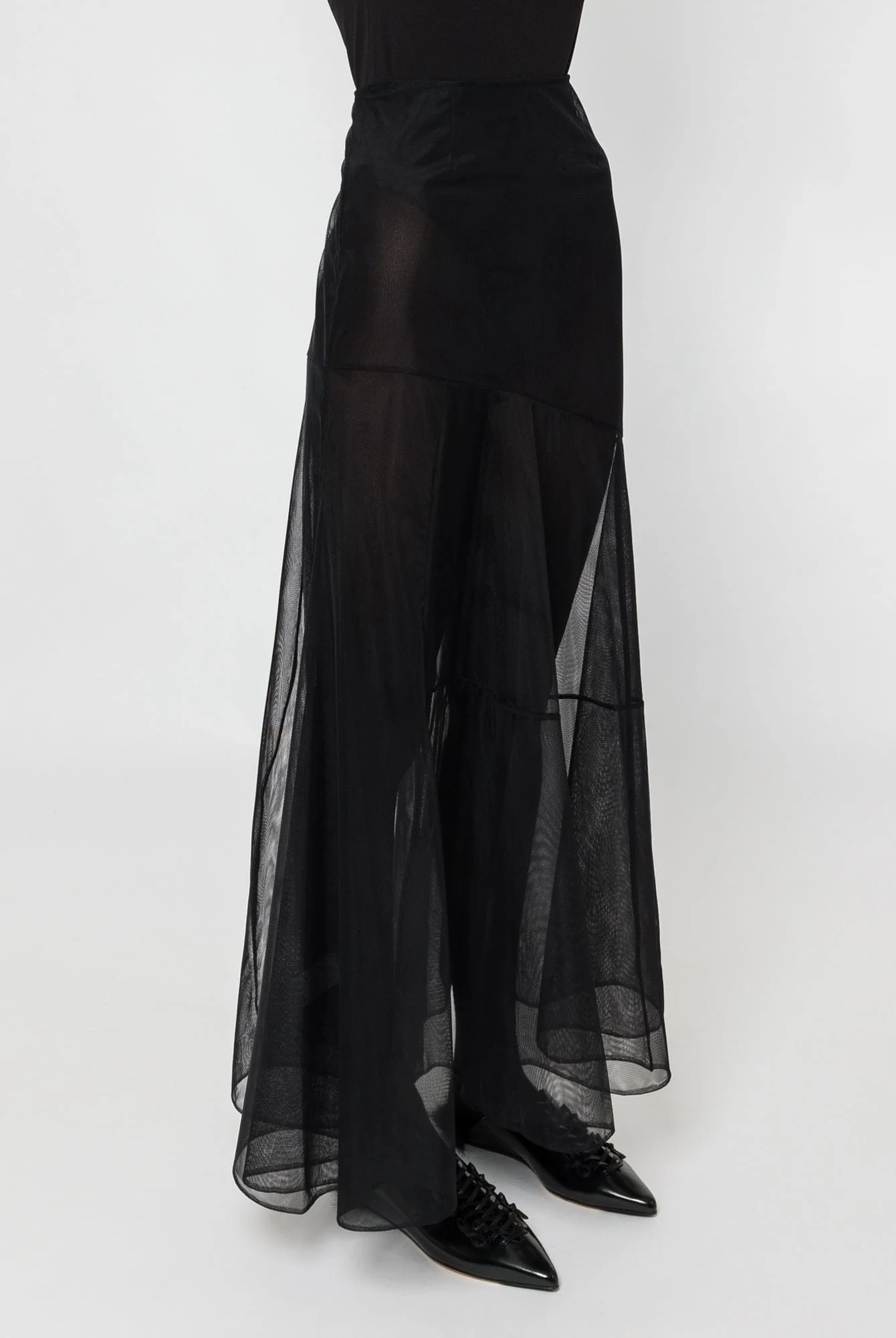 Simone Rocha Sheer Bias Cut Skirt - Image 2