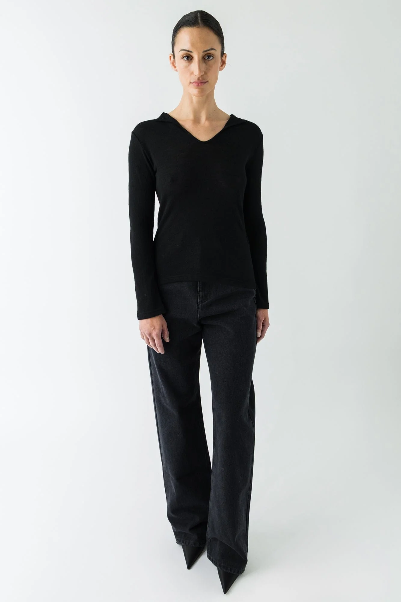 Yohji Yamamoto Backside Lace Up T-Shirt - Image 4