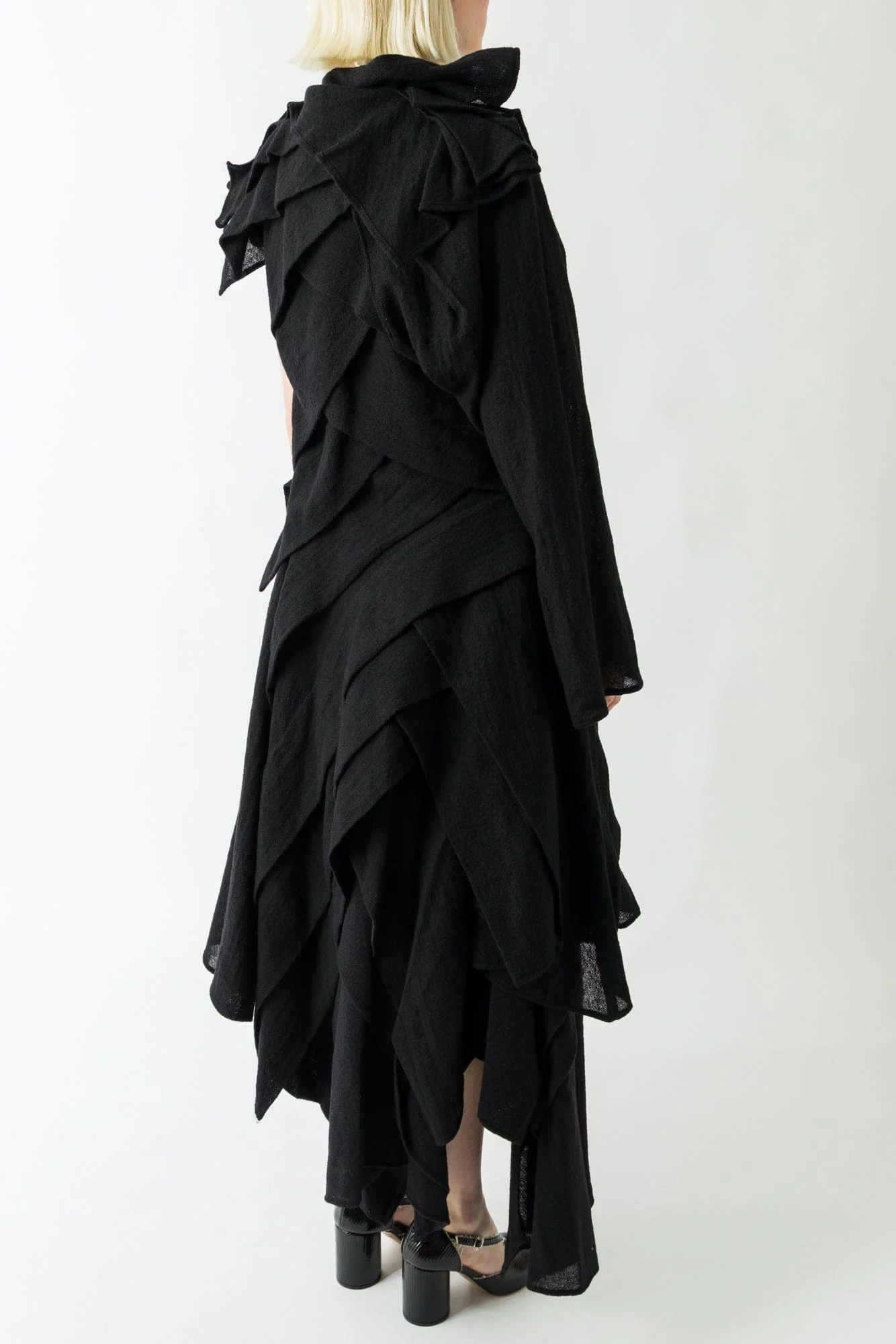 Yohji Yamamoto Cross Pleated Dress - Image 3