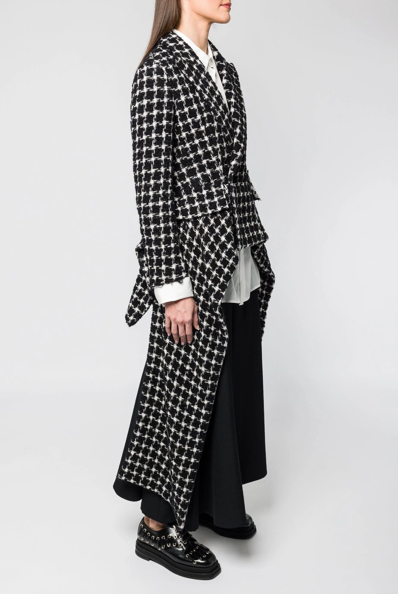 Yohji Yamamoto Draped Peaked Jacket - Image 2
