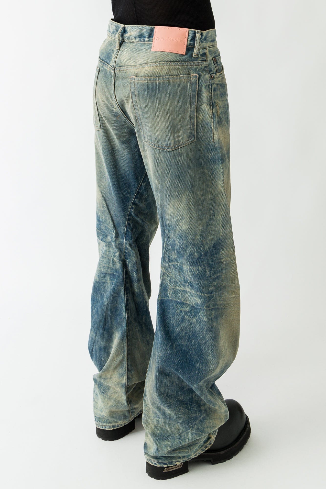 Acne Studios 2006M Goldmine Jeans in Mid Blue - Image 3
