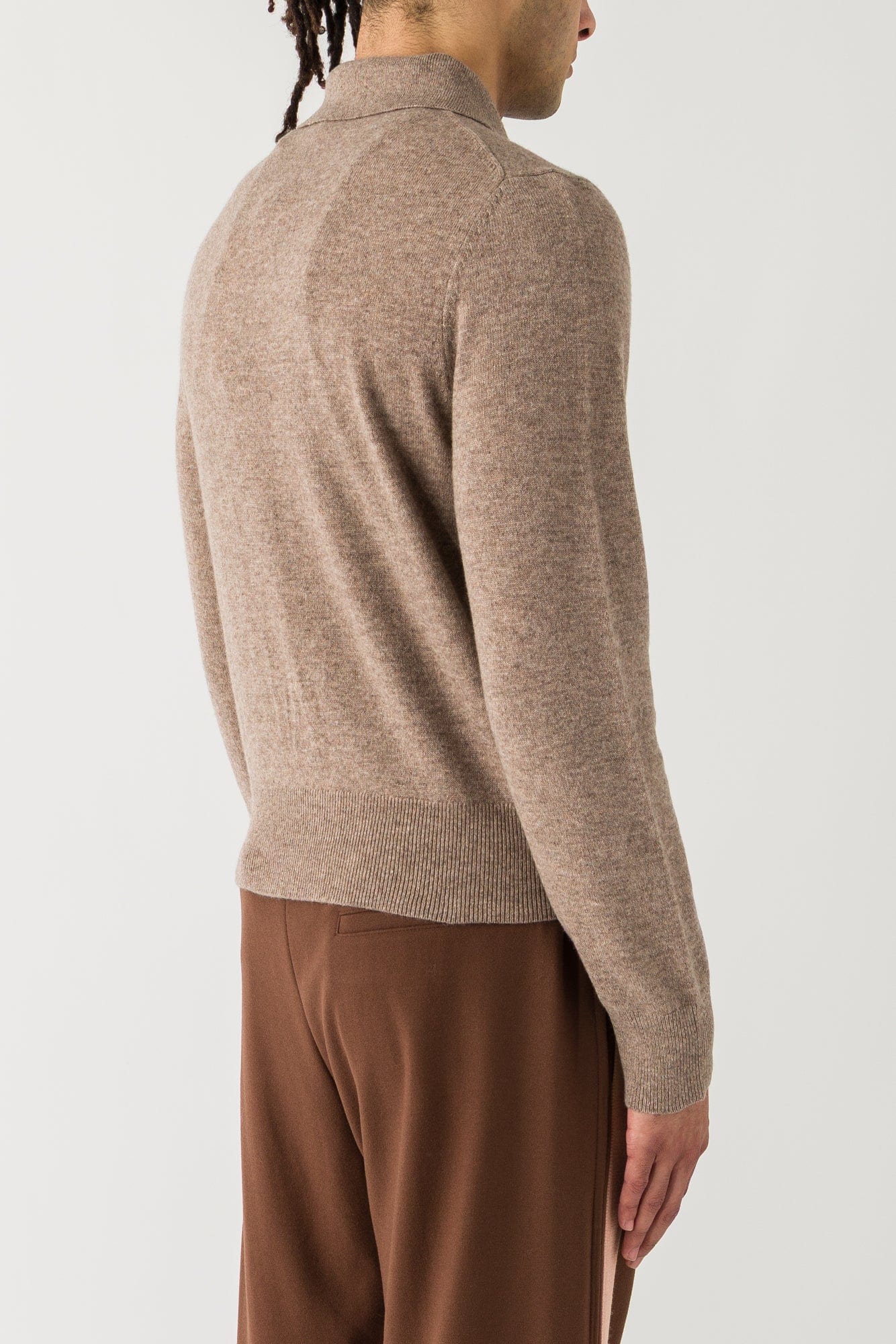 Acne Studios Graphic Knit in Greige Melange - Image 3