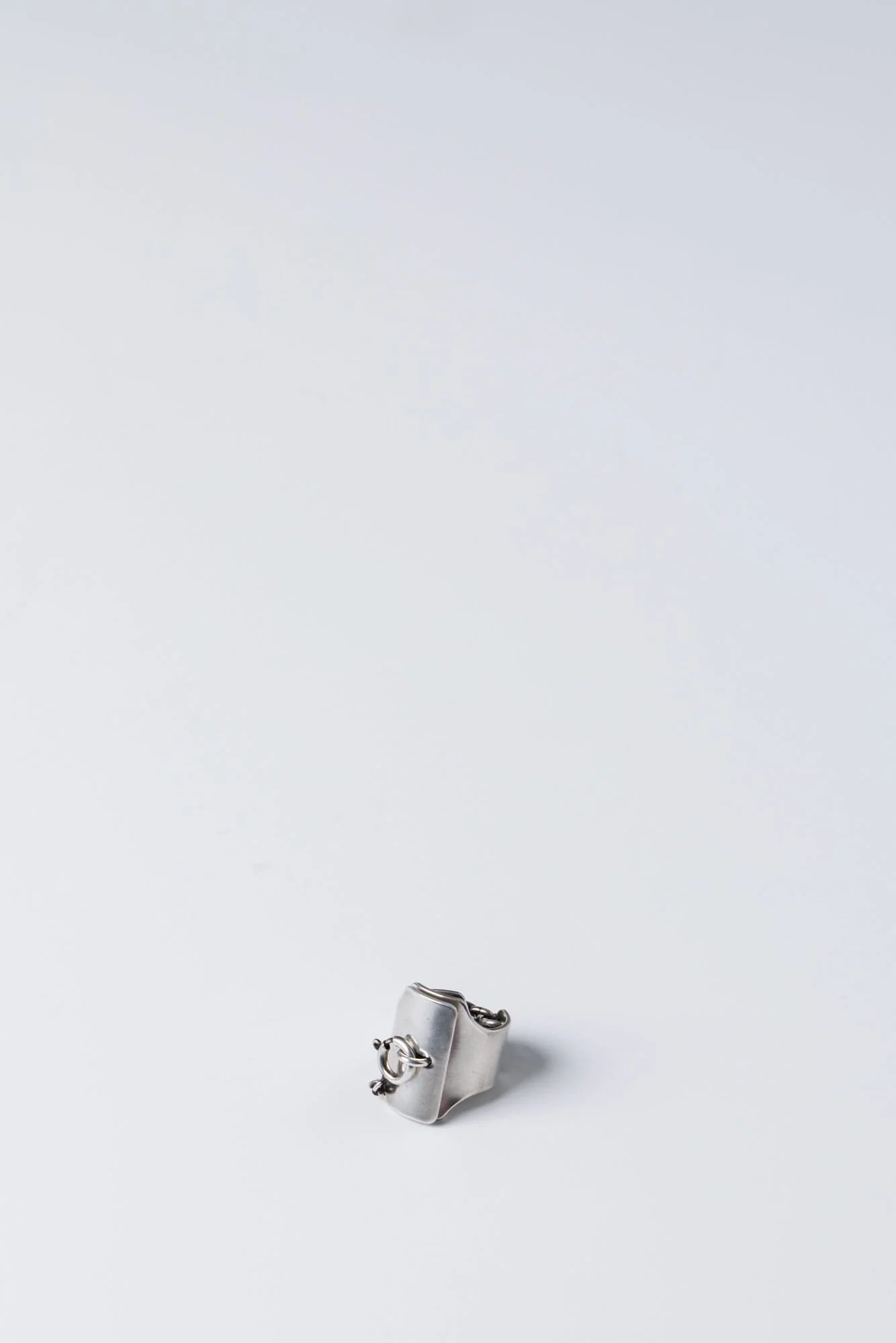 Ann Demeulemeester Martine Lockring In Antique Silver - Image 2