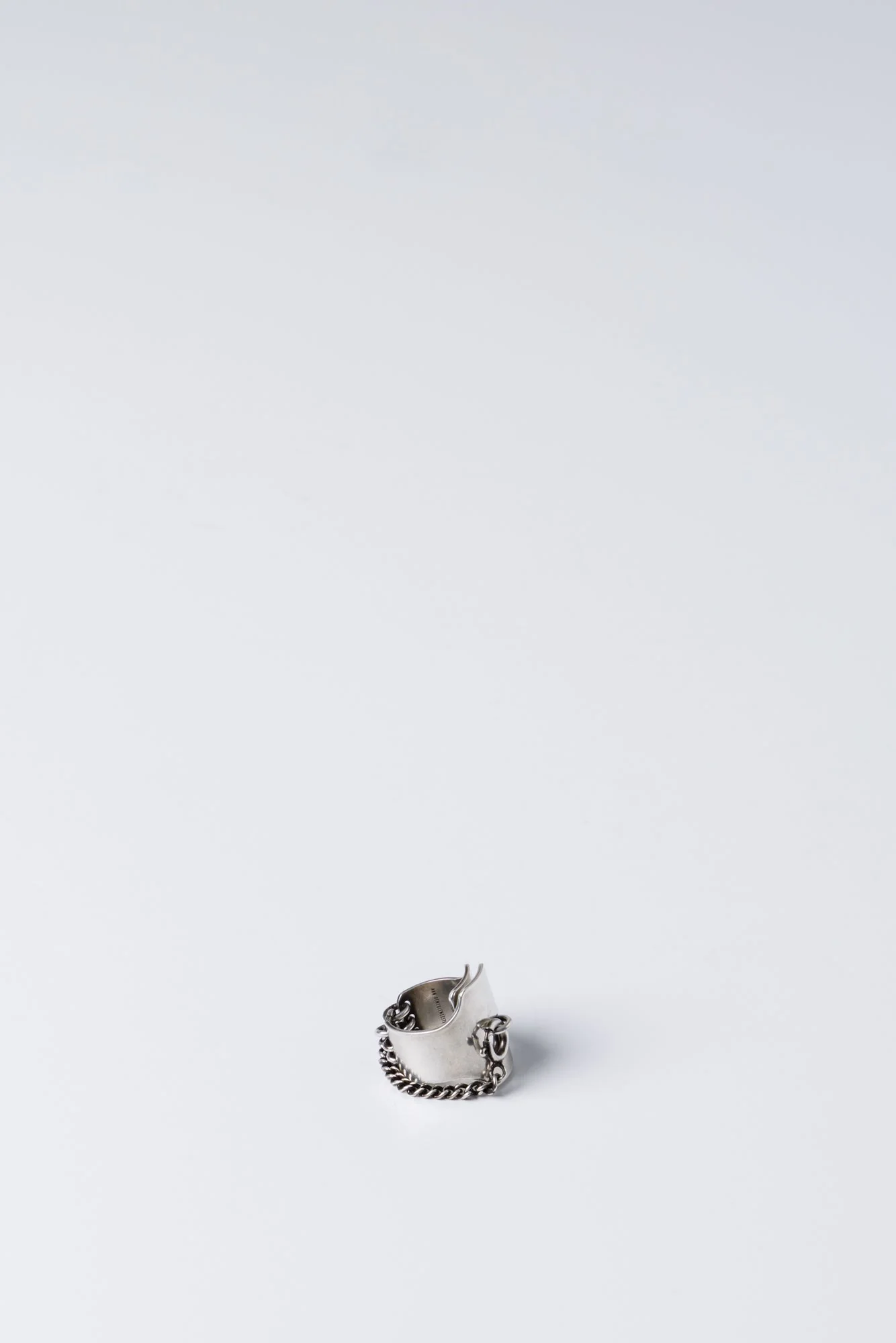 Ann Demeulemeester Martine Lockring In Antique Silver - Image 3