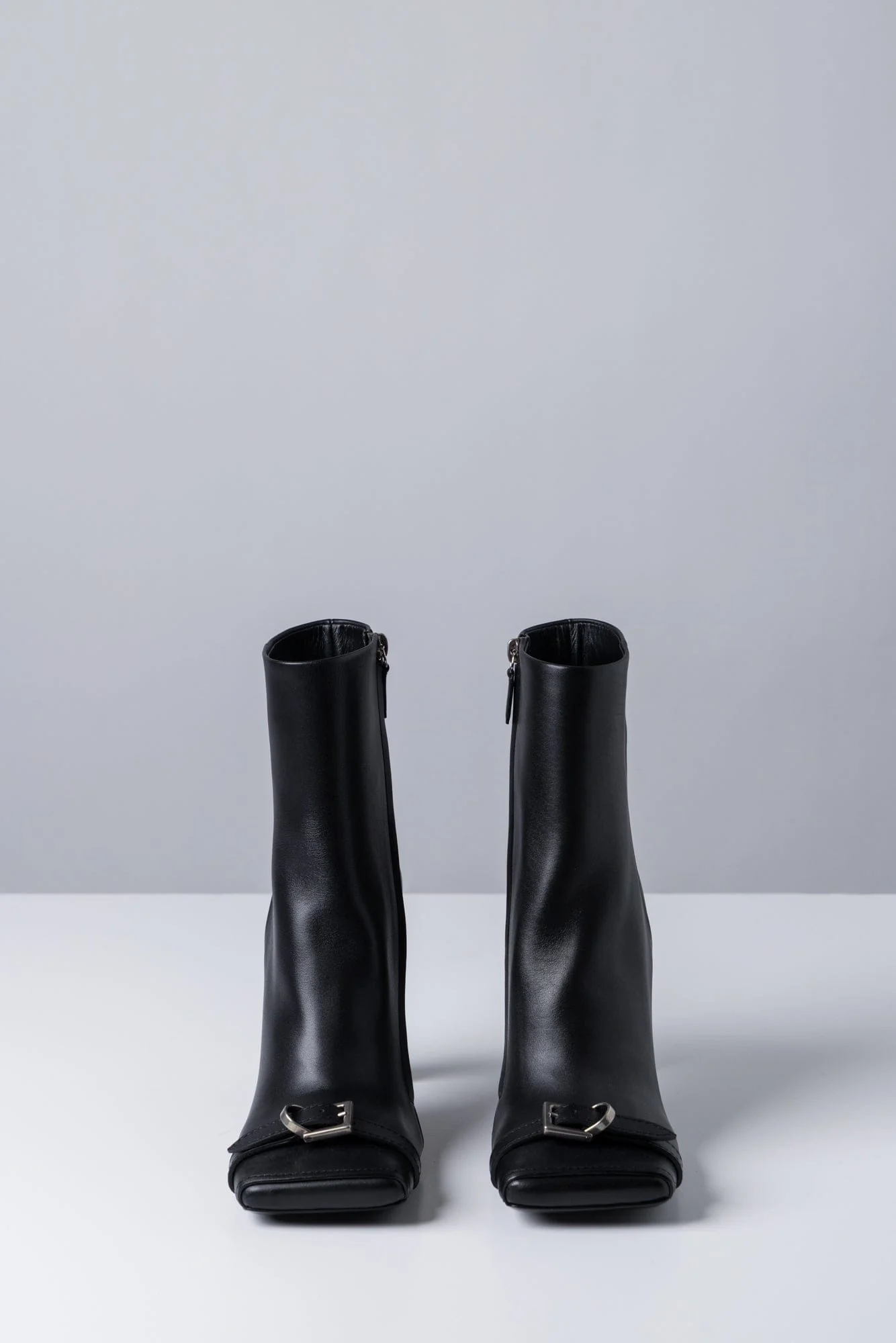 Balenciaga Bel Air Heeled Bootie In Black - Image 3