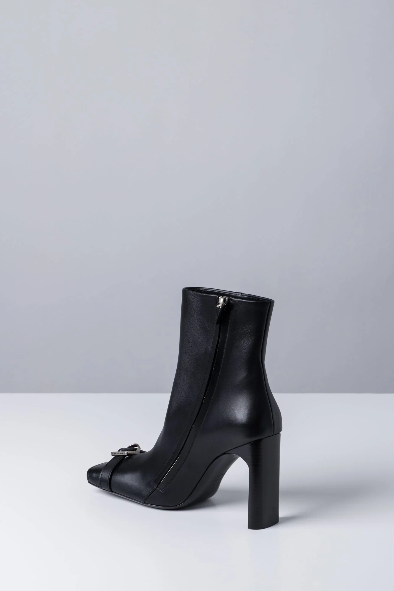 Balenciaga Bel Air Heeled Bootie In Black - Image 4