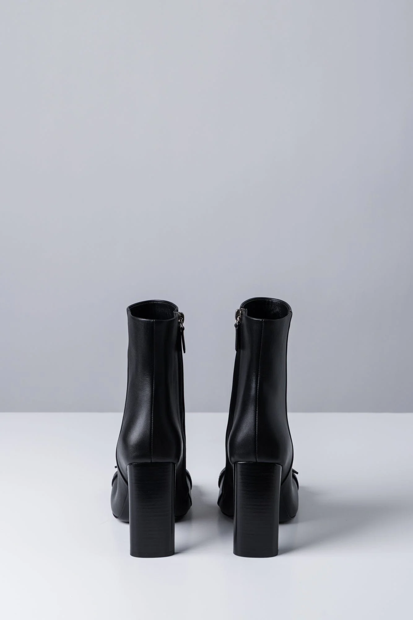 Balenciaga Bel Air Heeled Bootie In Black - Image 5