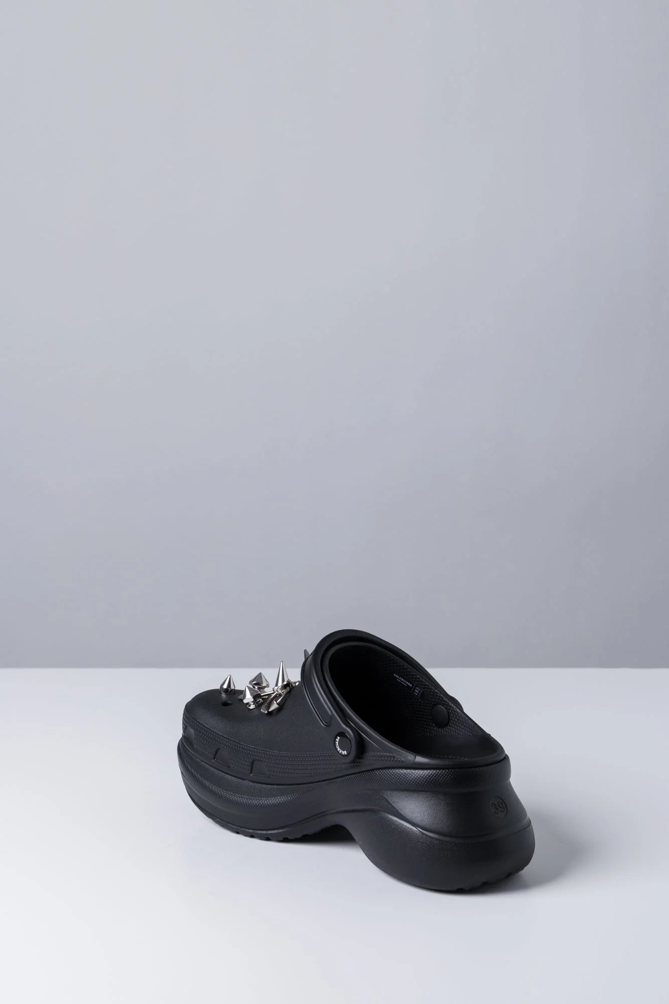 Balenciaga Crocs Mule In Black - Image 4