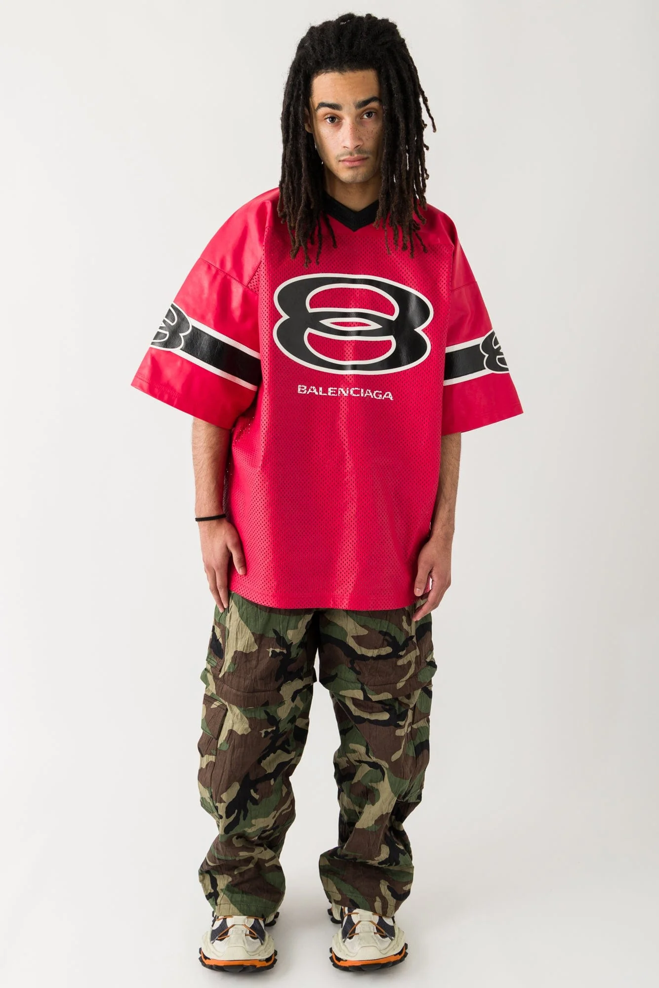 Balenciaga Football Top in Leather - Image 4