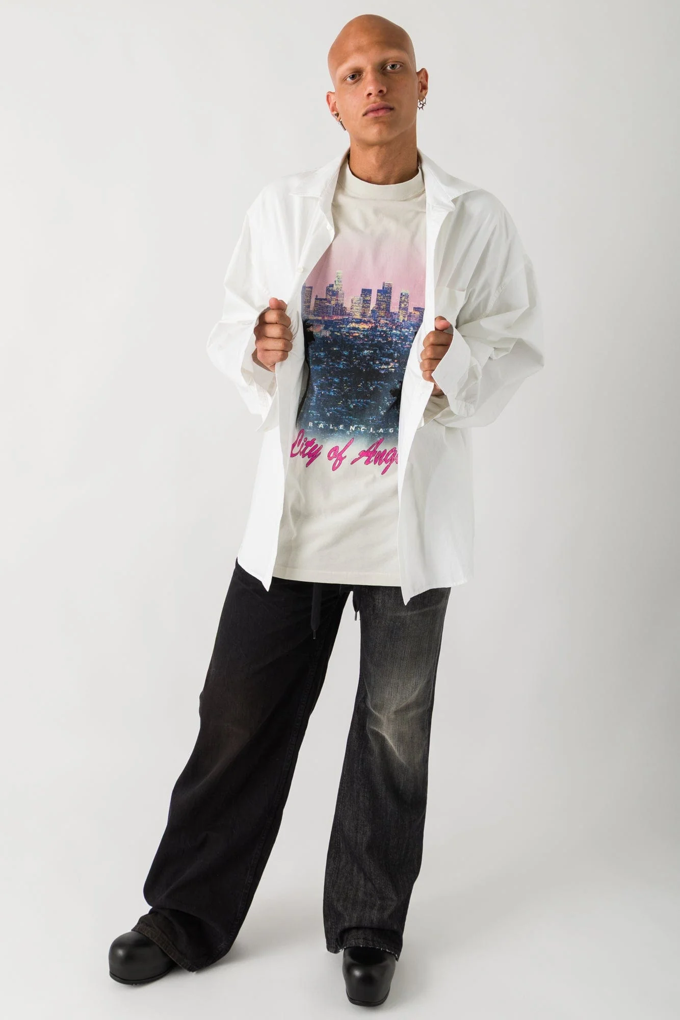 Balenciaga Longsleeve Layered Shirt - Image 4