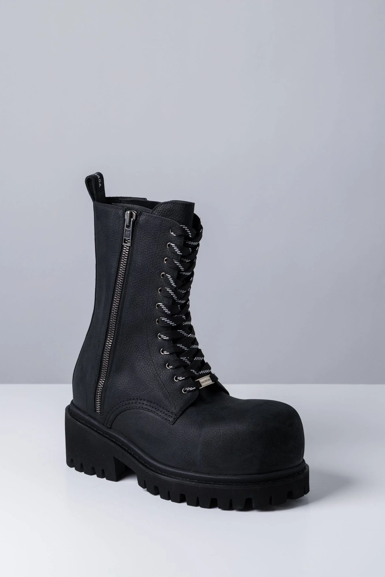 Balenciaga Stomper Bootie In Black - Image 2