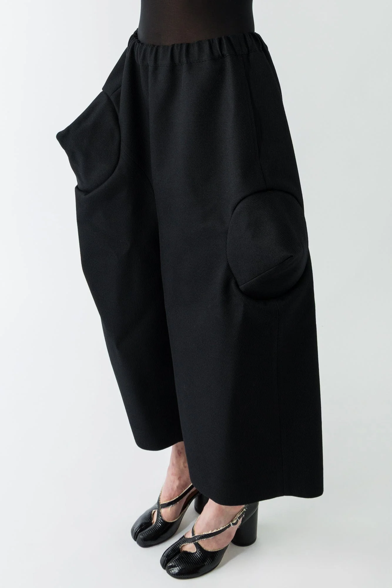 Comme Des Garçons Cone Pants in Black - Image 2