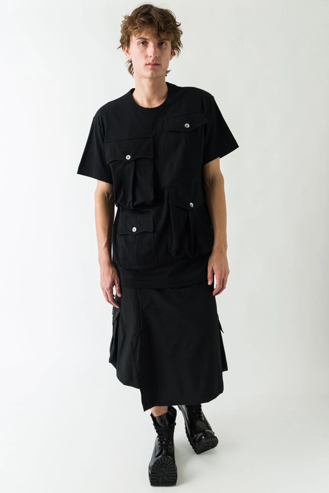 Comme des Garçons Homme Plus Cargo T-Shirt - Image 4
