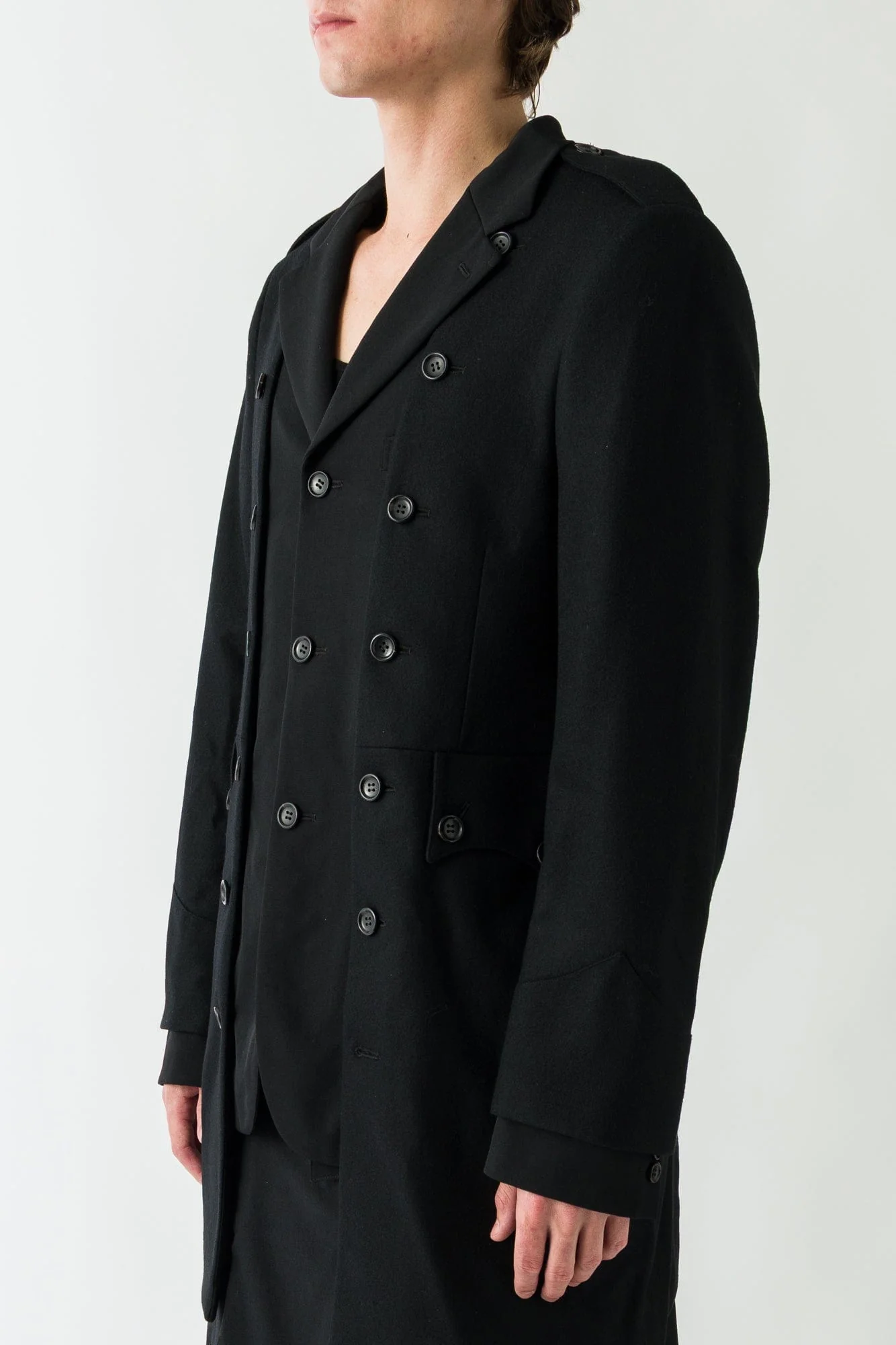 Comme des Garçons Homme Plus Layered Button Blazer - Image 2