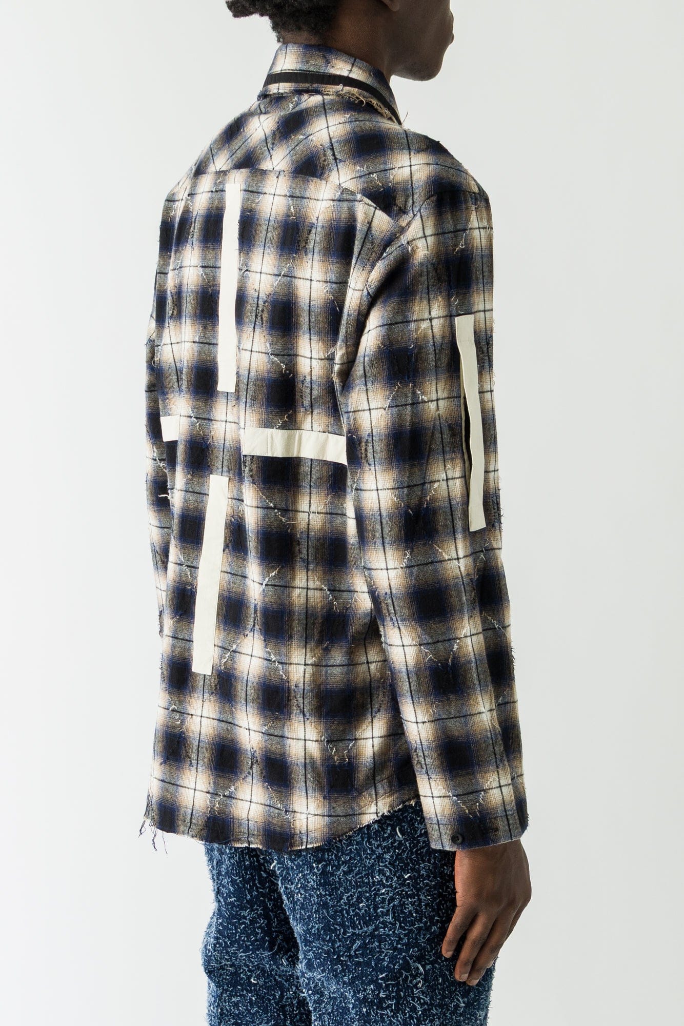 Craig Green Plaid Split Shirt - Image 3