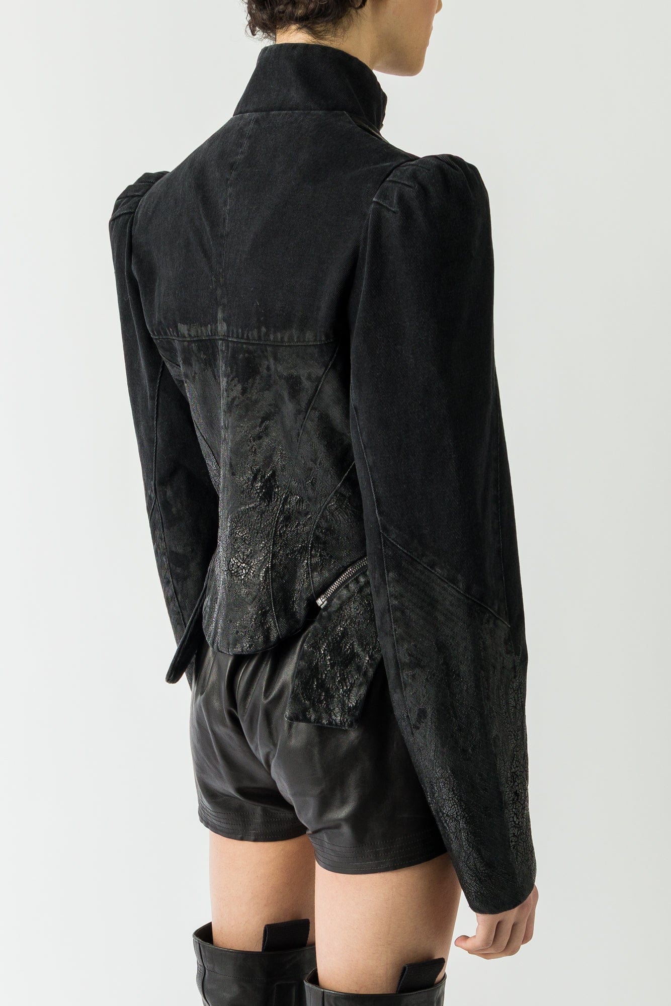 Dilara Findikoglu Coded Pain Denim Jacket - Image 3