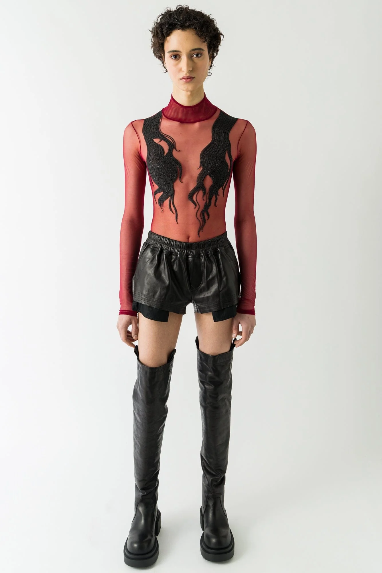 Dilara Findikoglu Embroidered Hair Bodysuit - Image 4