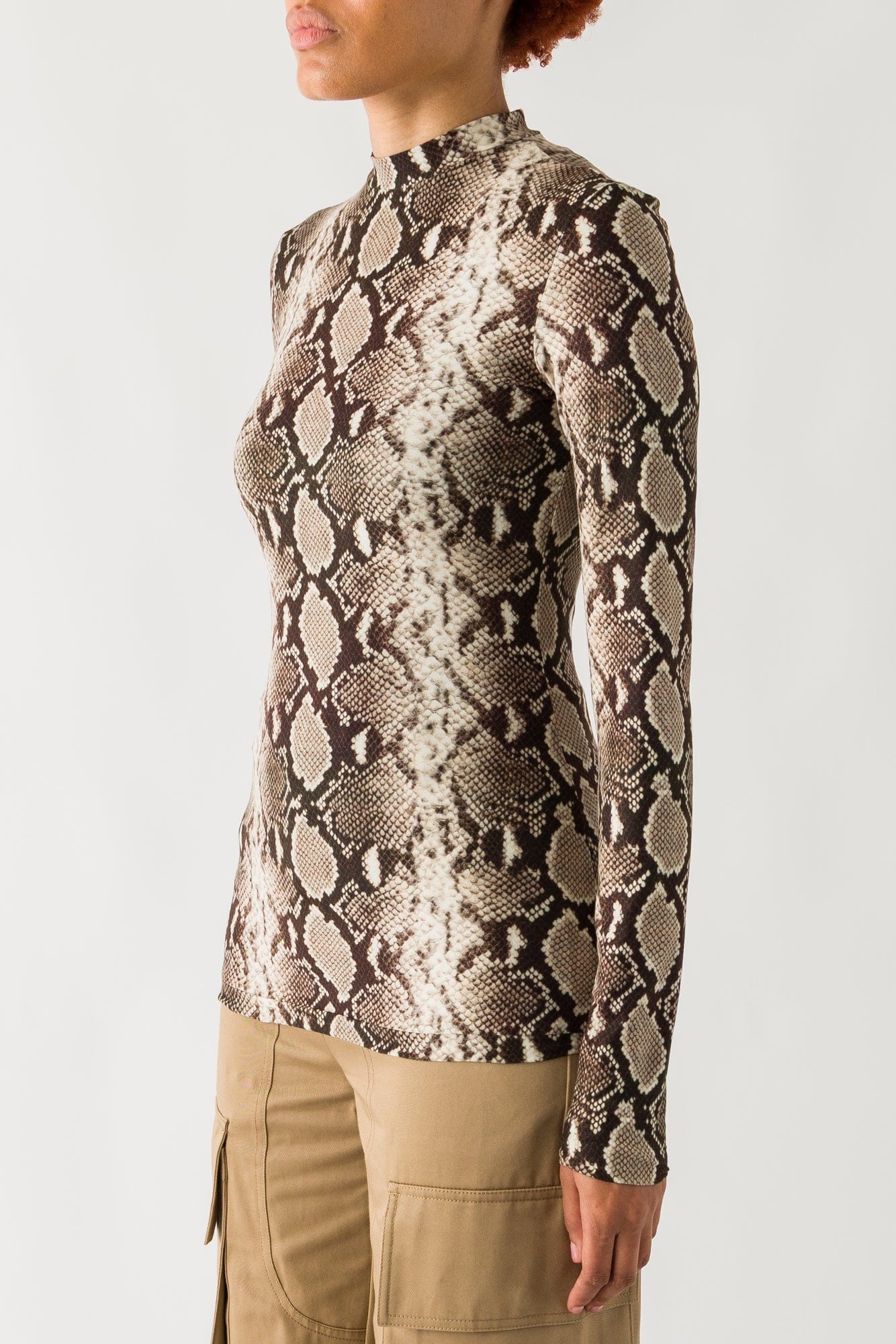 Duran Lantink Printed Jersey Snakeprint Top - Image 2