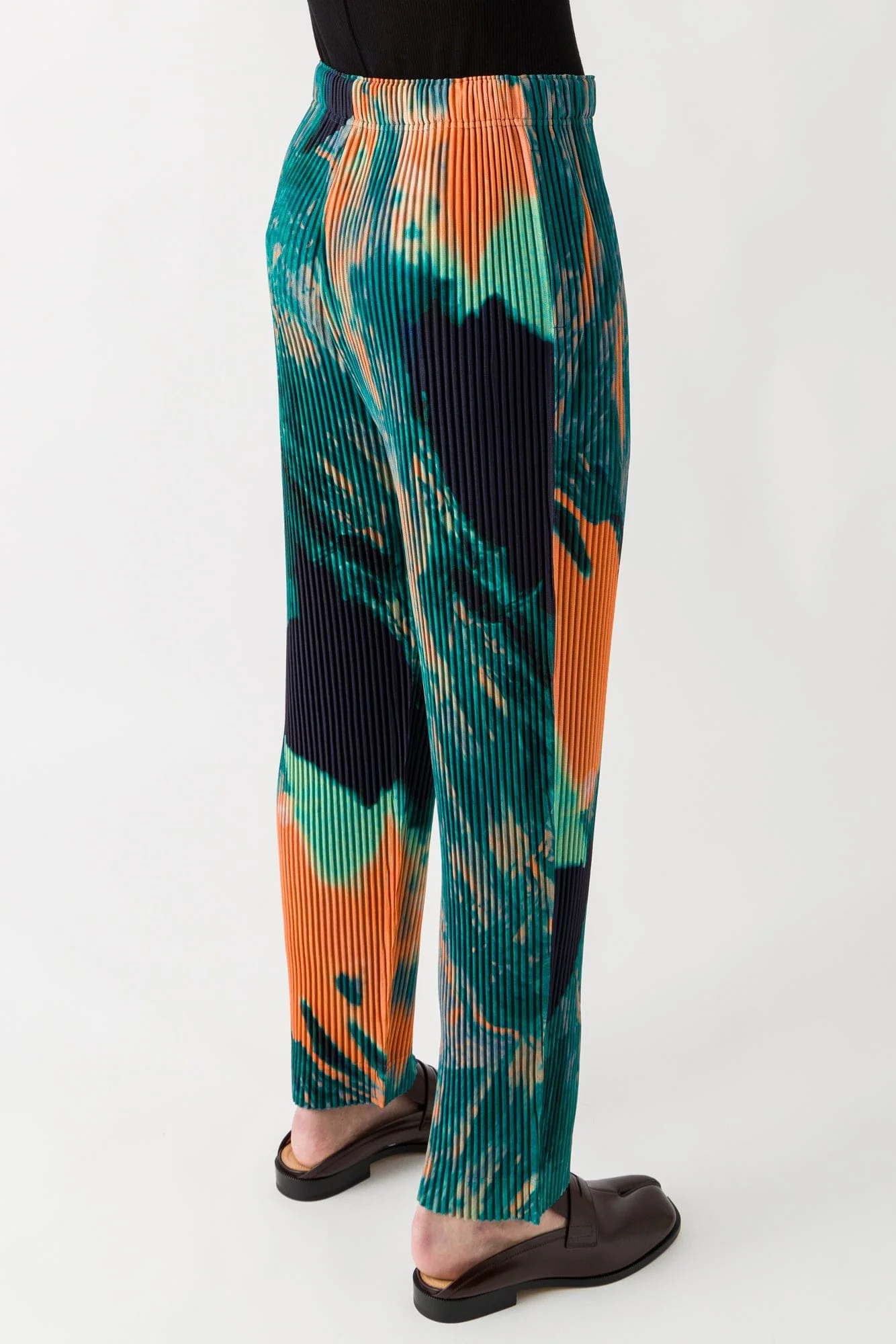Homme Plissé Issey Miyake Agate Trouser In Green - Image 3