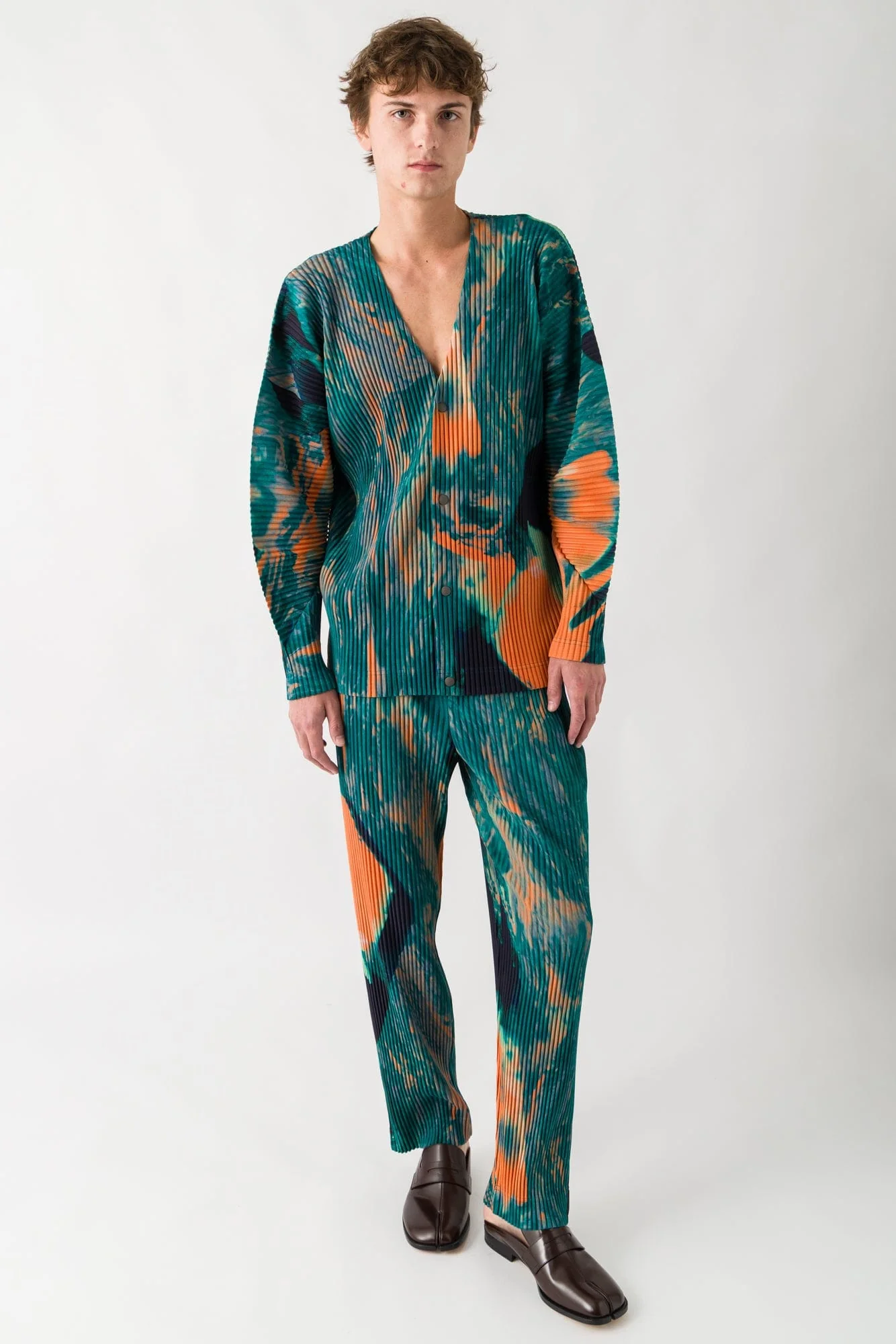 Homme Plissé Issey Miyake Agate Trouser In Green - Image 4